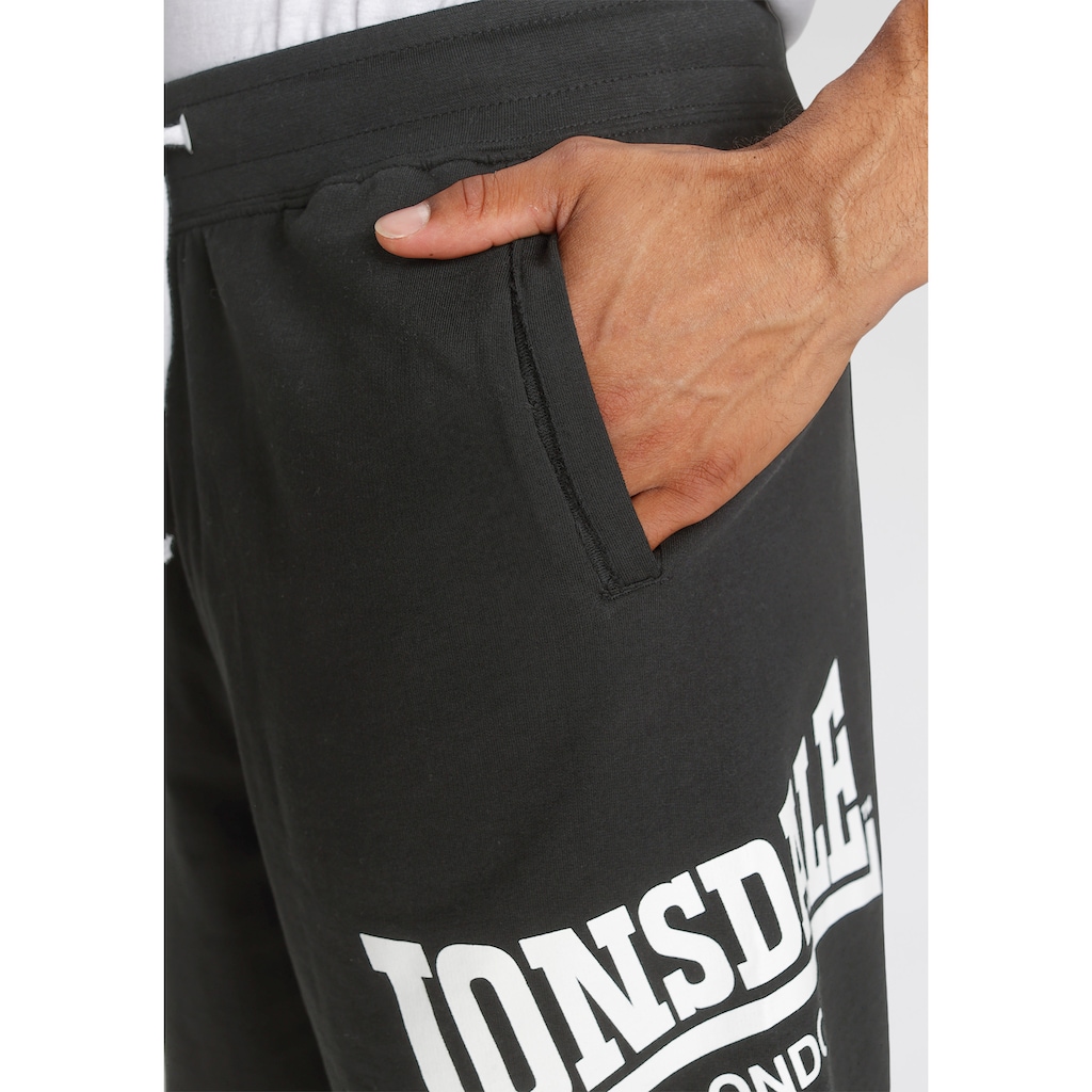 Lonsdale Sweatshorts »SWEATSHORTS BLACK«