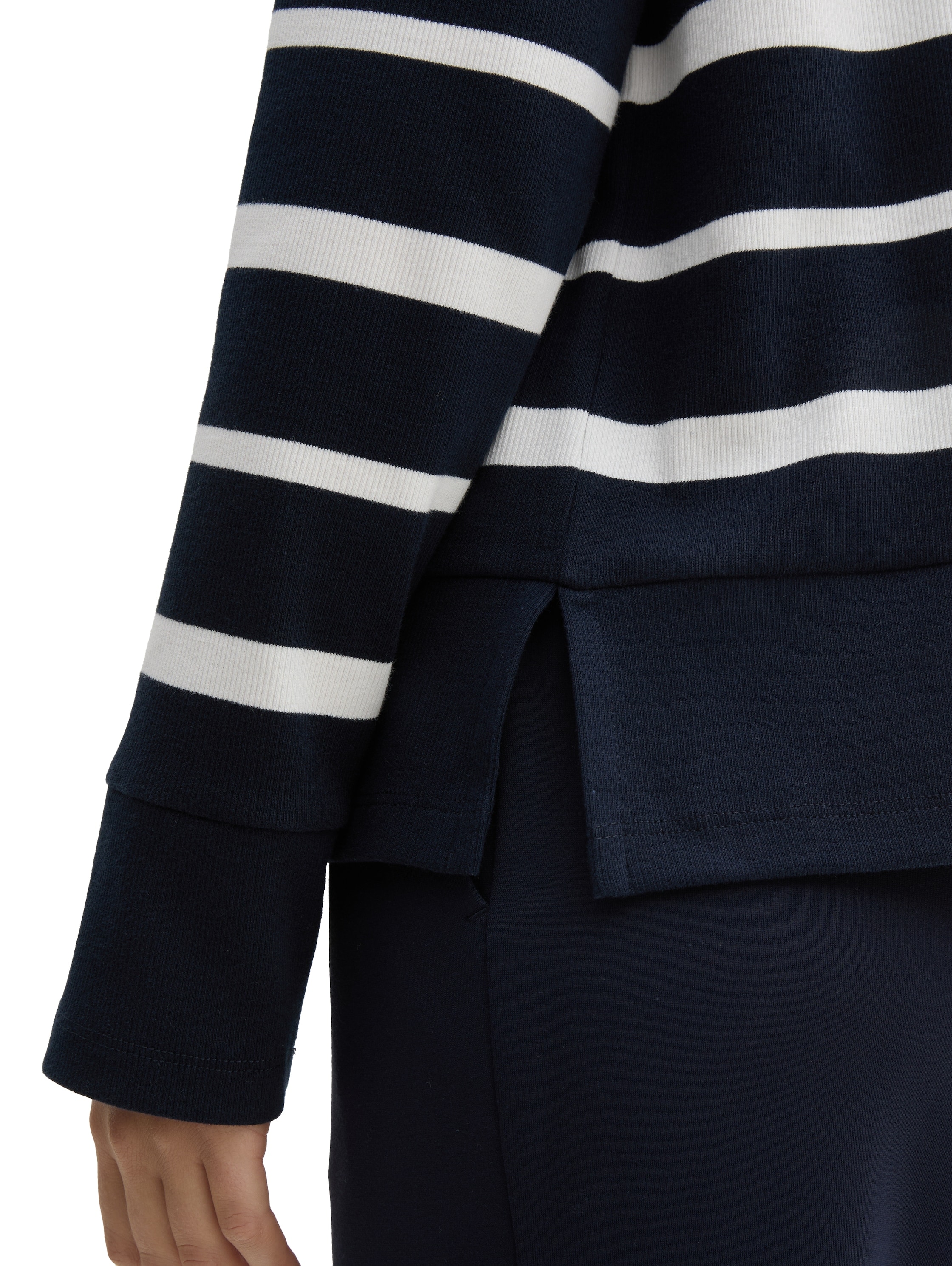 TOM TAILOR Langarmshirt, mit Streifenmuster