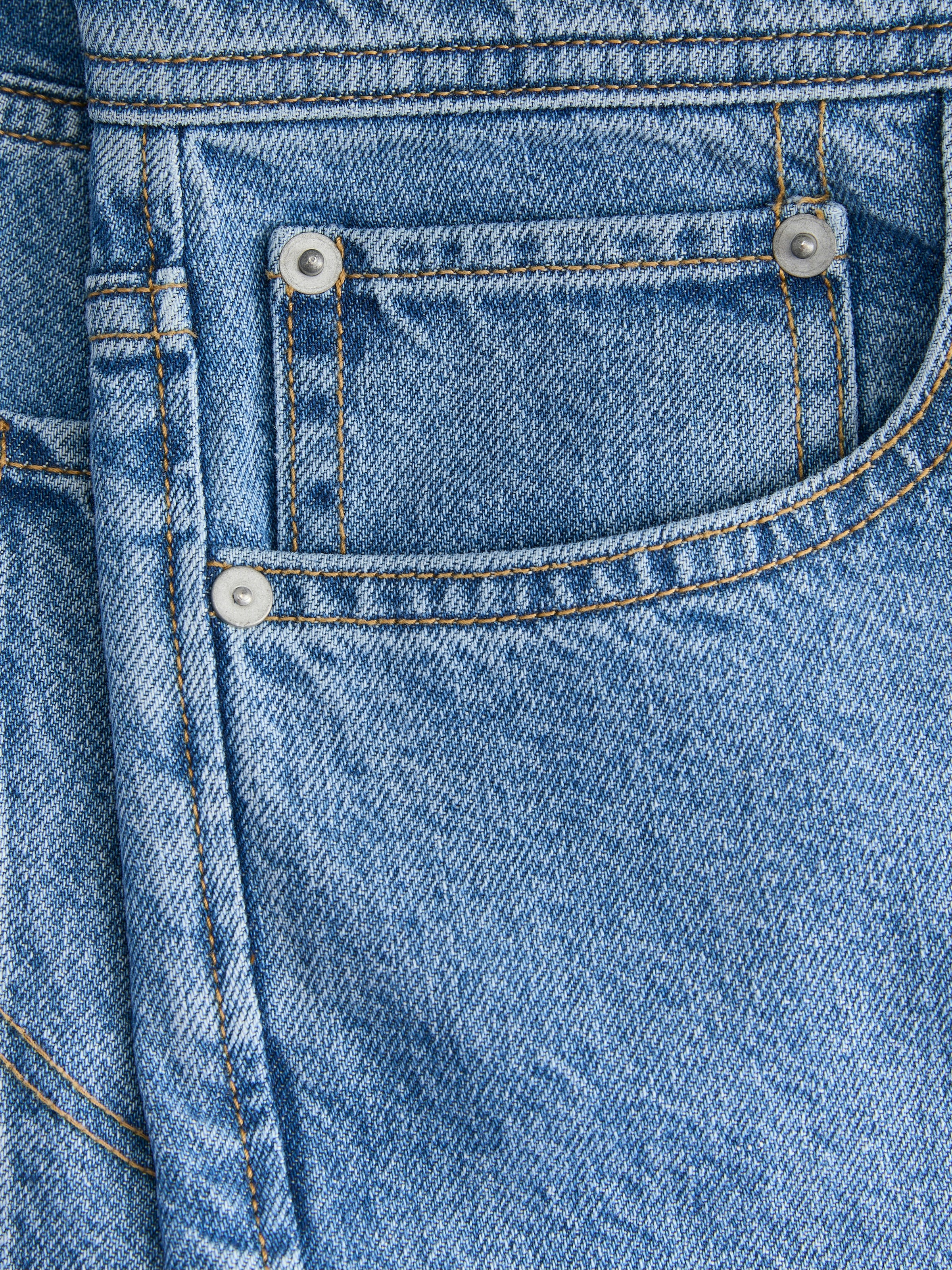 Jack & Jones Relax-fit-Jeans »JJIEDDIE mit hoher Taille und lockerer Passform« Baumwolle, relax fit