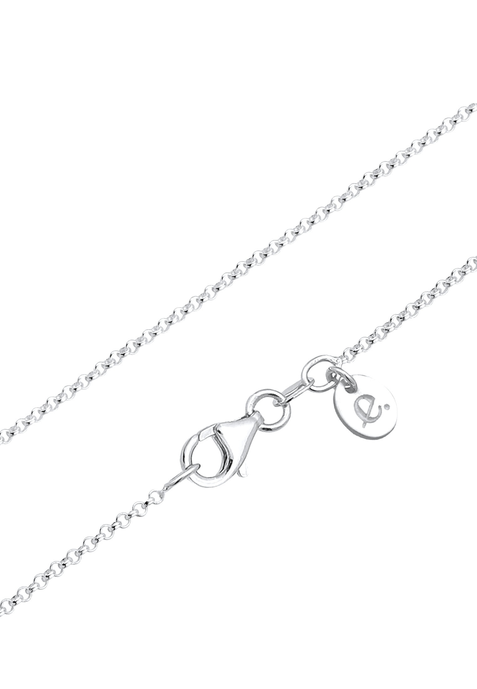 Elli Premium Silberkette »Halskette Evil Eye Türkis Solitär Topas Tropfen 925 Silber«