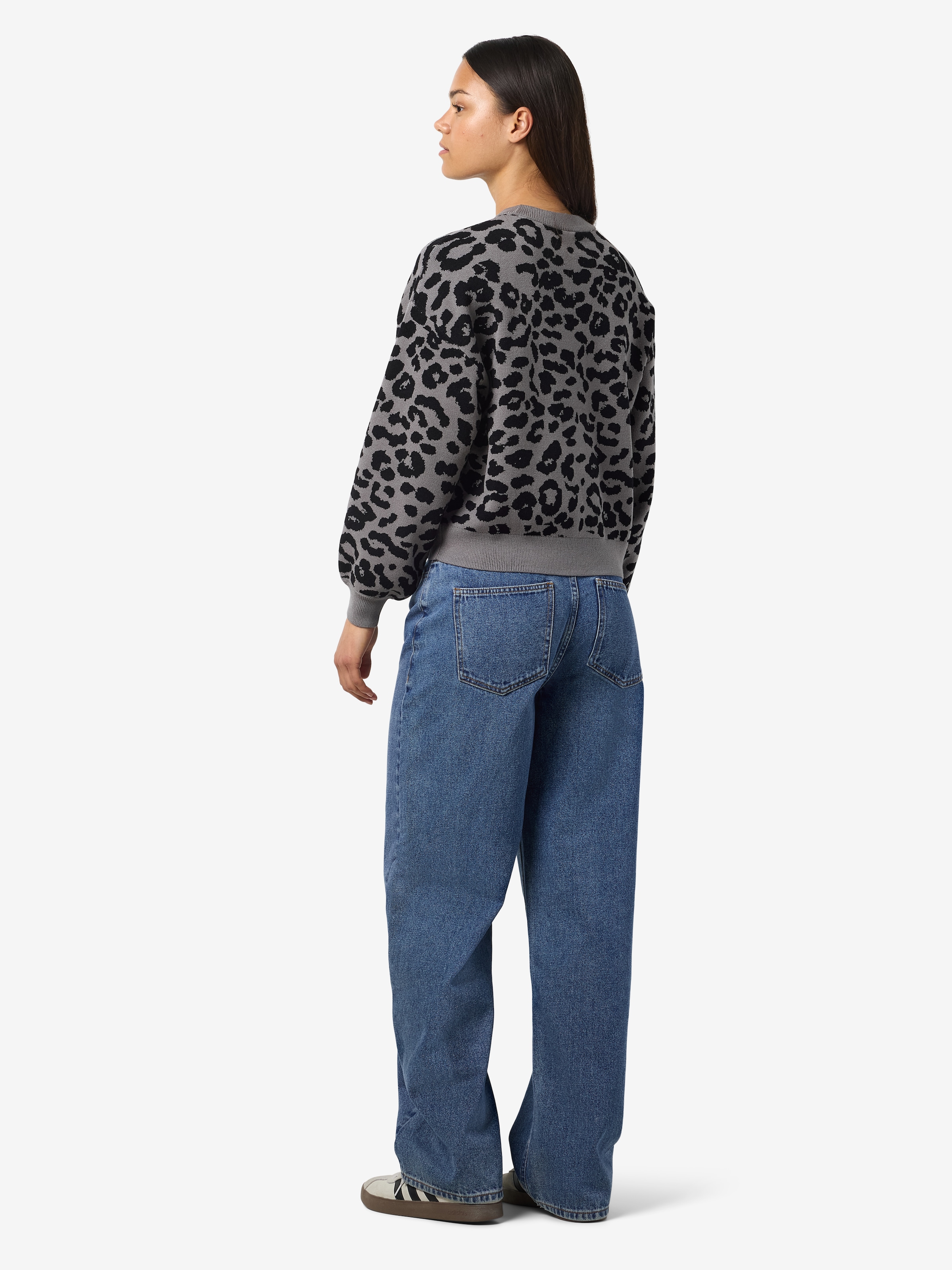 Noisy may Strickpullover »NMCHARLOTT L/S O-NECK KNIT FWD NOOS«