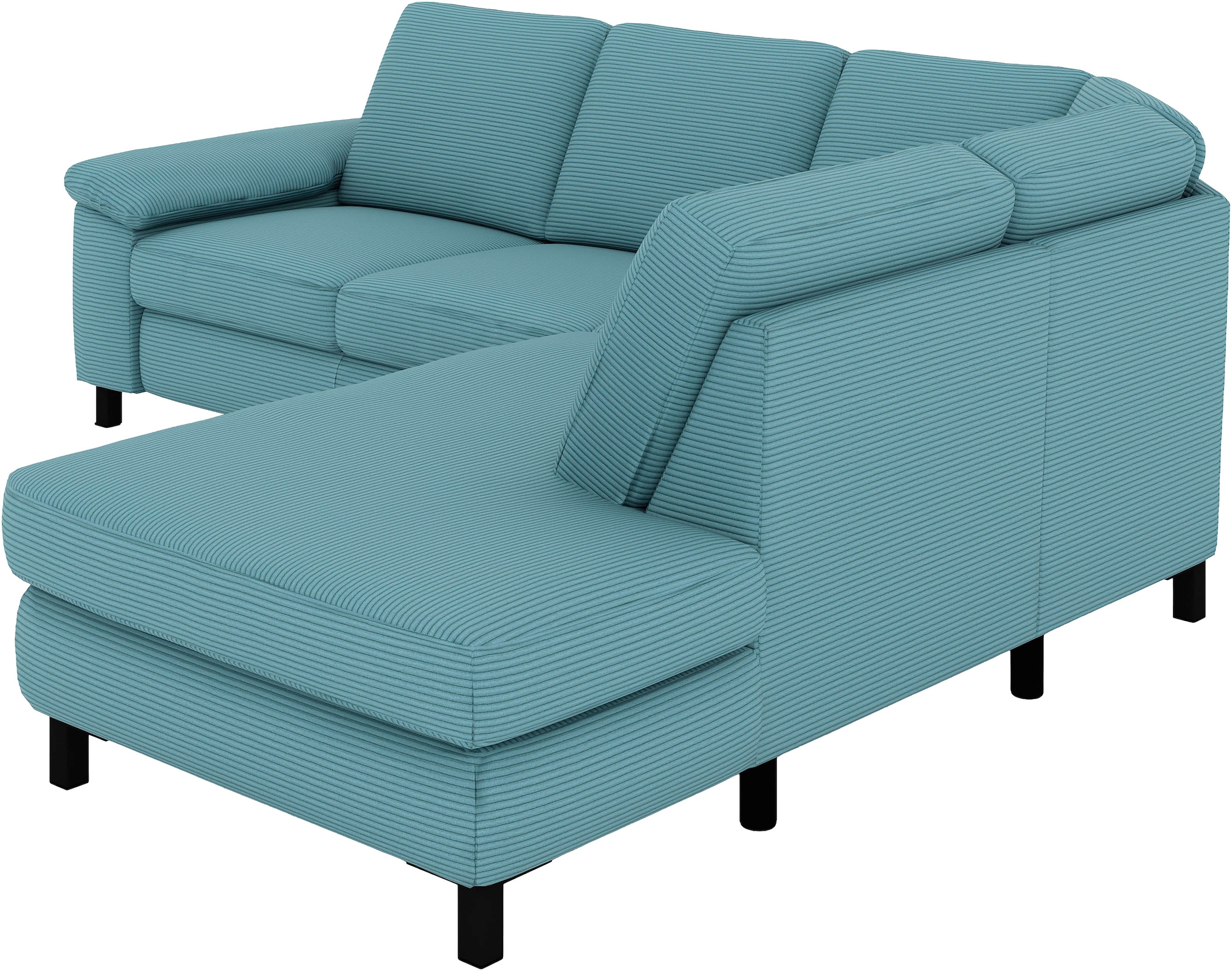 Musterring Ecksofa »MR365« Mit aufliegender 28 cm Armlehne,wahlweise in 3 Materialien,240 x 219cm