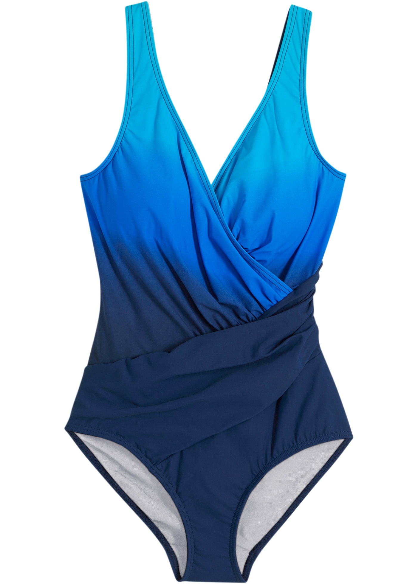 bonprix Badeanzug »Medium Shape-Badeanzug in Wickeloptik« Medium Shape-Badeanzug in Wickeloptik