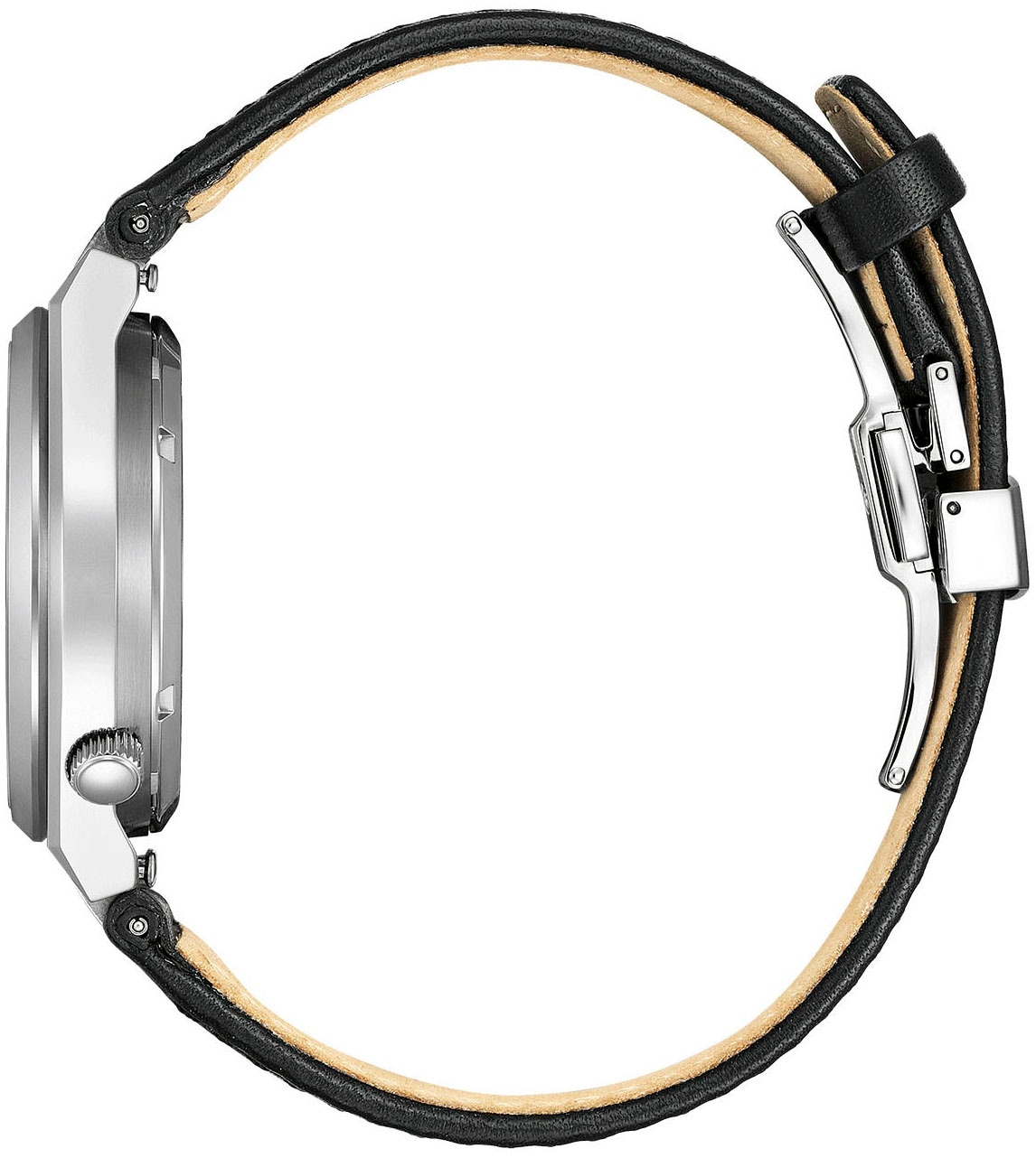 Citizen Automatikuhr »Tsuyosa«, Armbanduhr, Mechanische Uhr, Herrenuhr, Damenuhr, Lederarmband