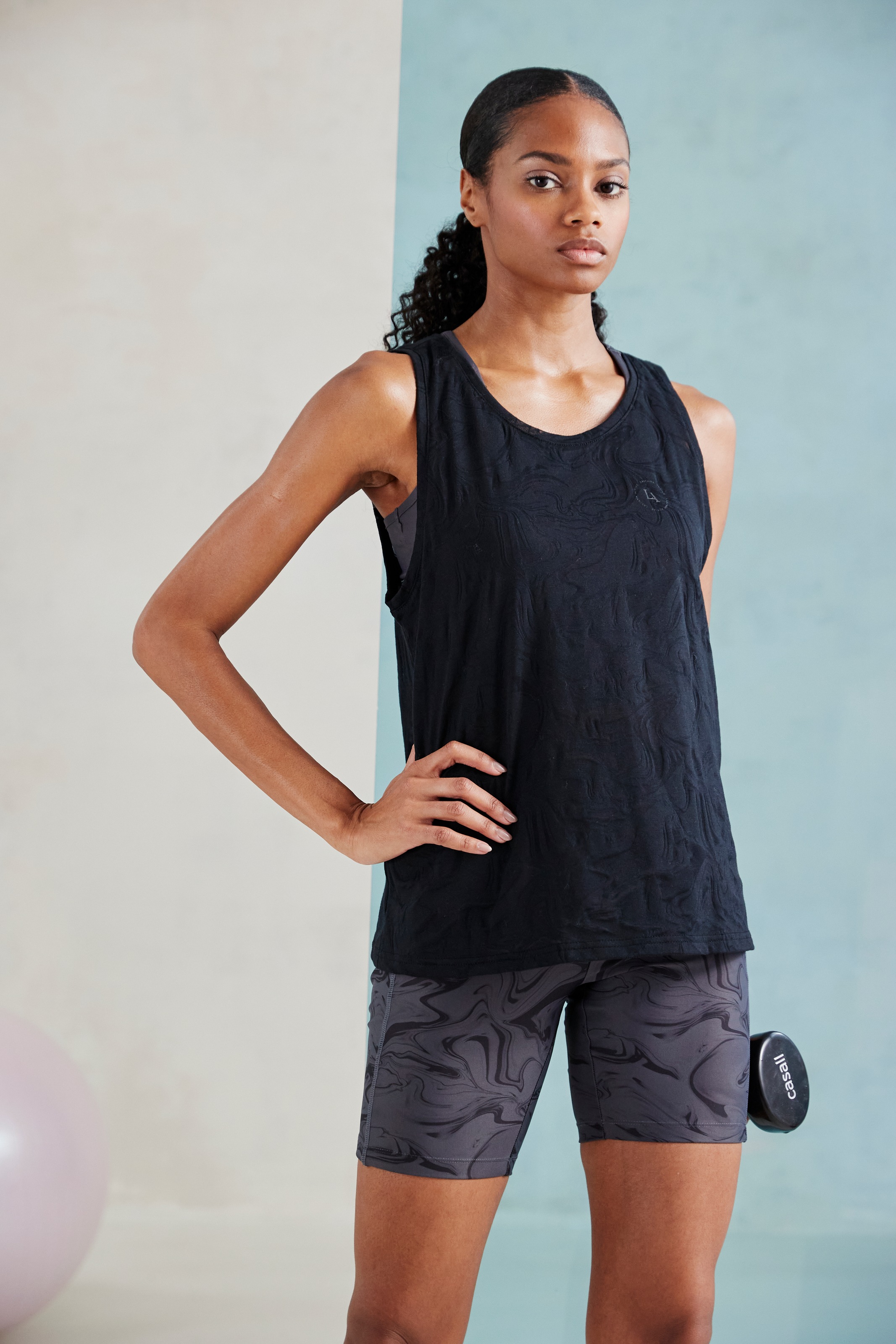 LASCANA ACTIVE Funktionsshirt, Sportshirt mit Rundhalsausschnitt und Logodruck