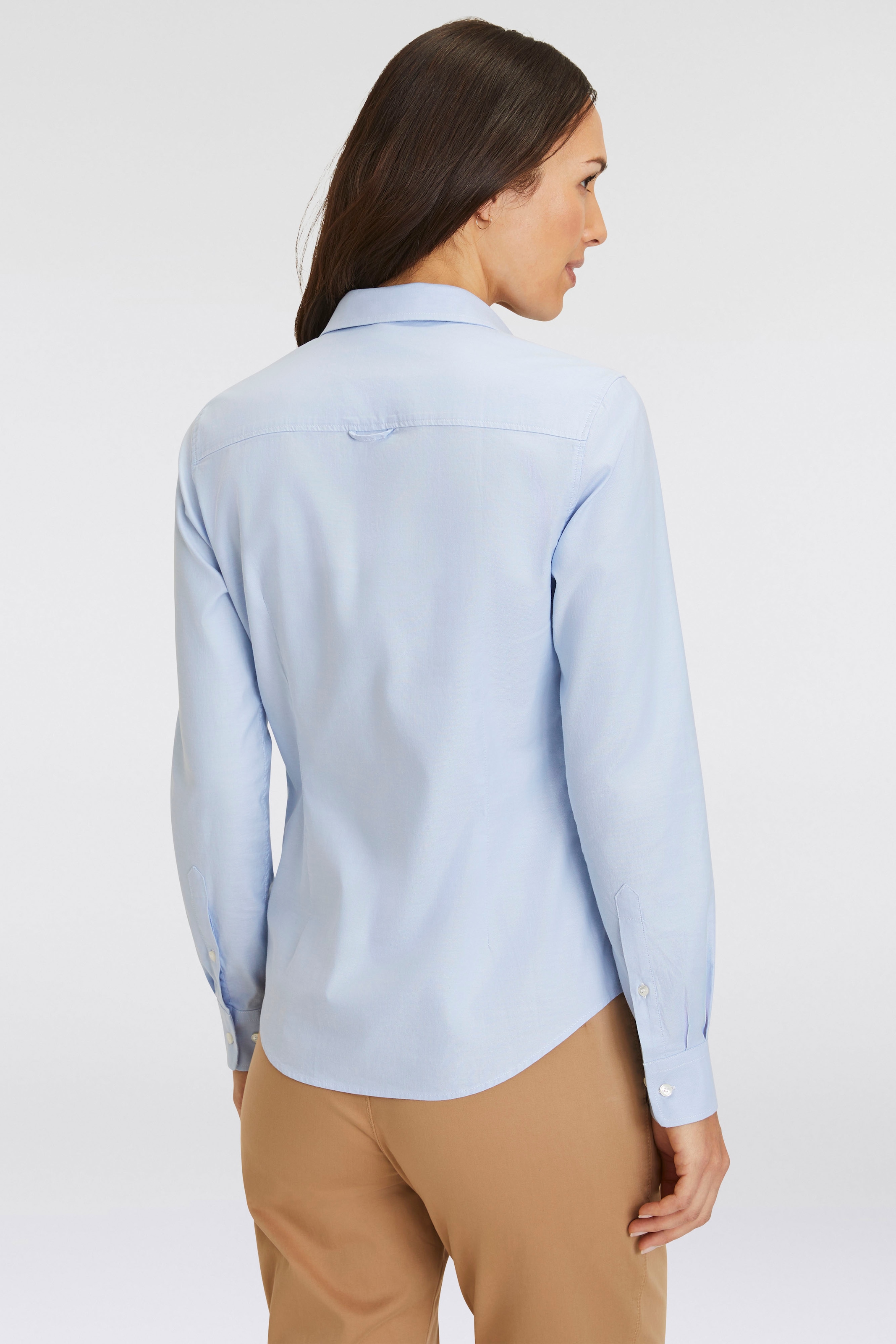 Gant Langarmbluse »New Slim Stretch Oxford Blouse«, für bequemen Sitz u. Bewegungsfreiheit, New Slim Stretch, bügelfrei