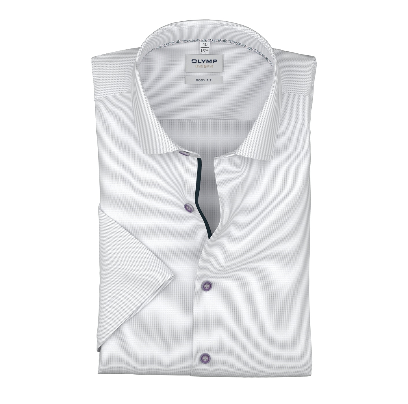 OLYMP Kurzarmhemd »Level Five« Businesshemd, body fit, Kentkragen