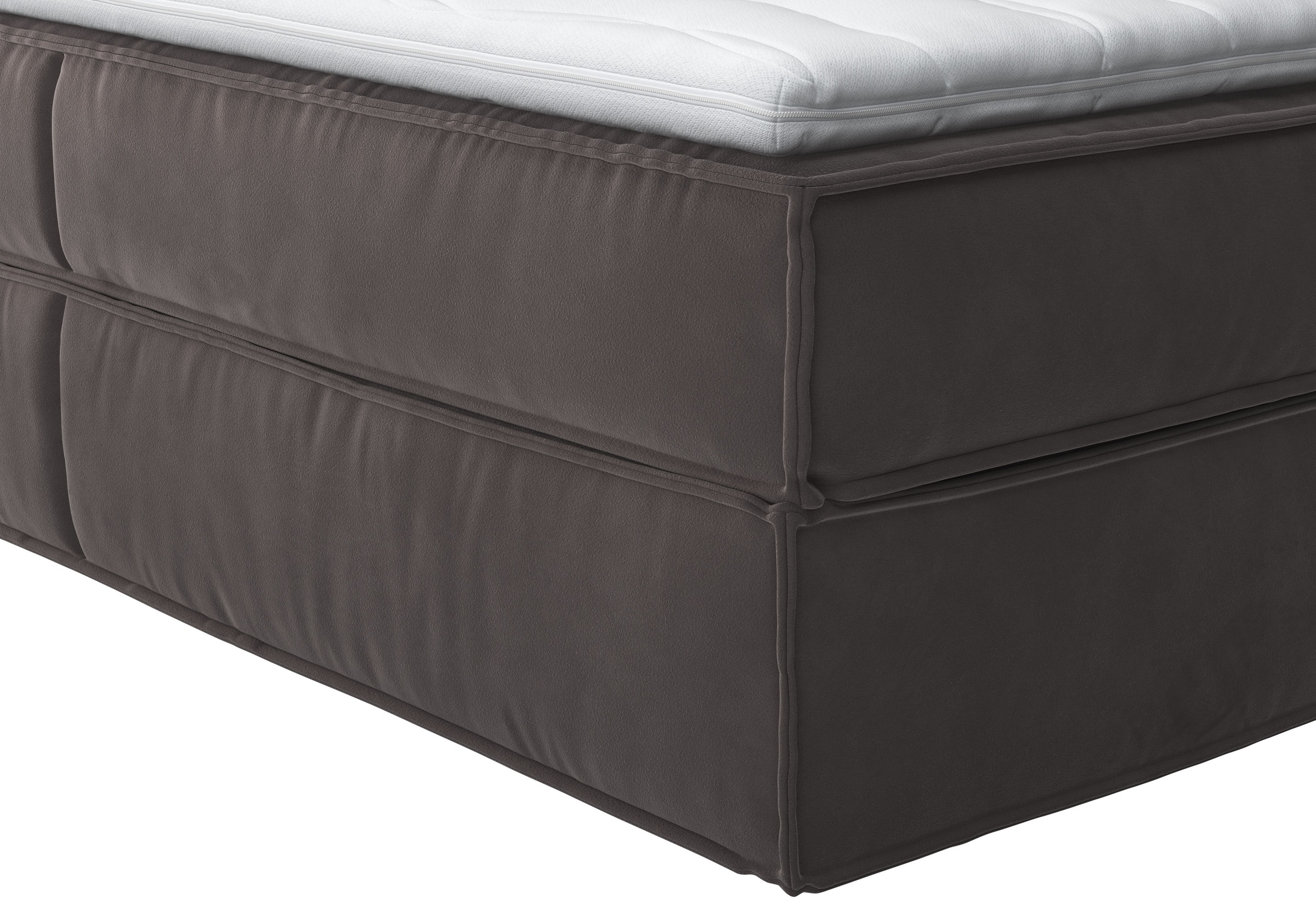 Home affaire Boxspringbett »Sacy«, Boxbett inkl. Topper, 2 Matratzen, Härtegrade H2, H3 und H4 wählbar