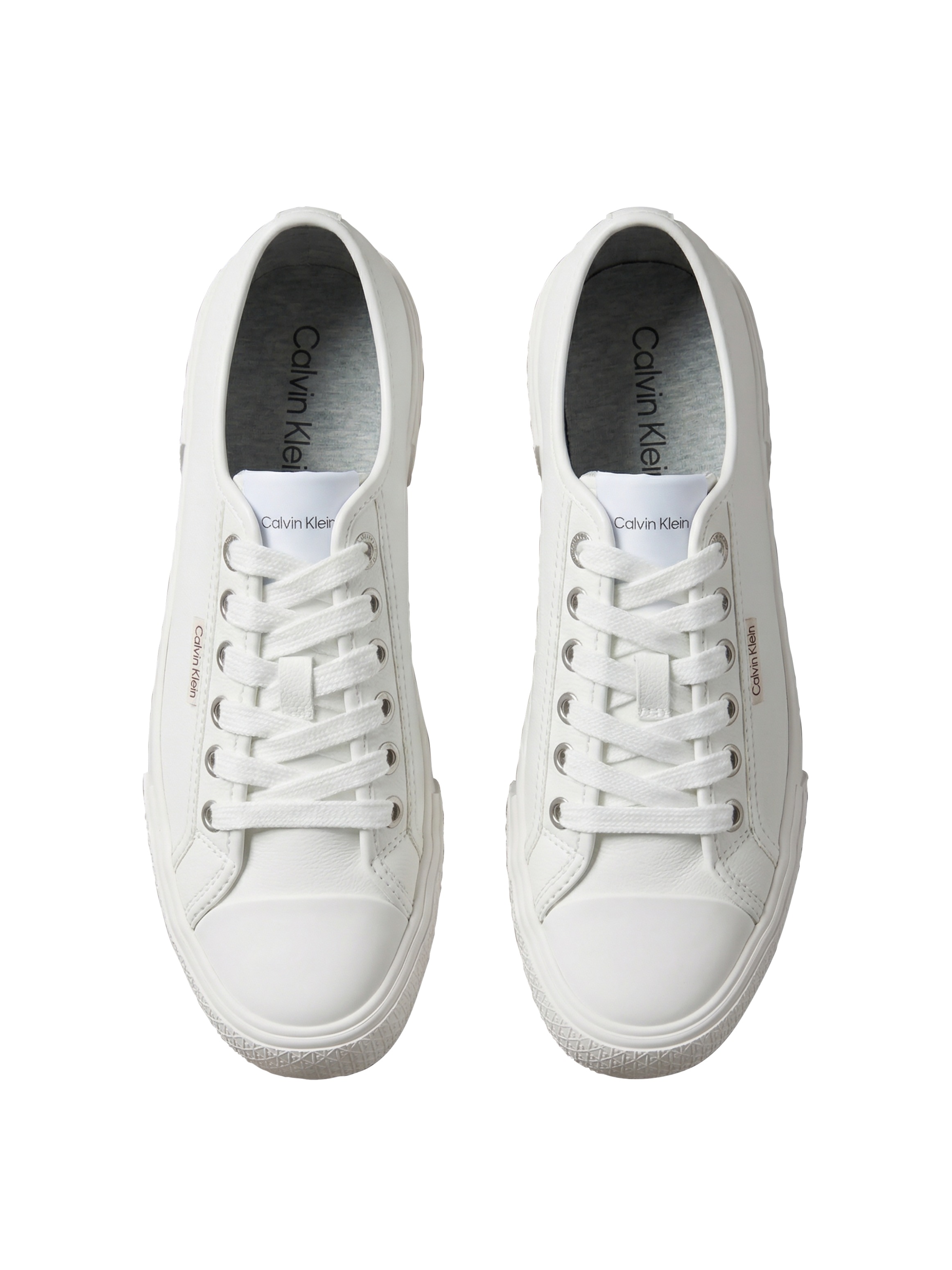Calvin Klein Plateausneaker »VULC LACE UP LOW LTH«  Schnürschuh, Halbschuh, Trendschuh mit Logoschriftzug