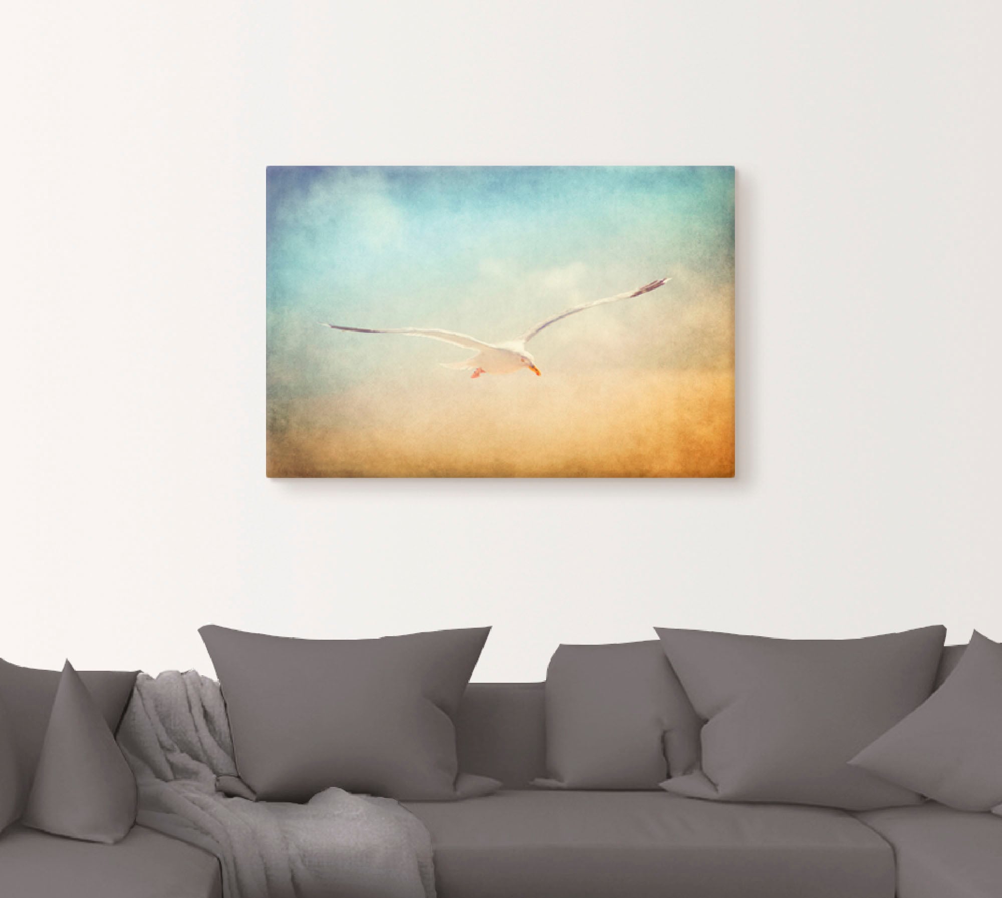 Artland Wandbild »Möwe«, Vögel, (1 St.), als Alubild, Outdoorbild, Leinwandbild in verschied. Größen