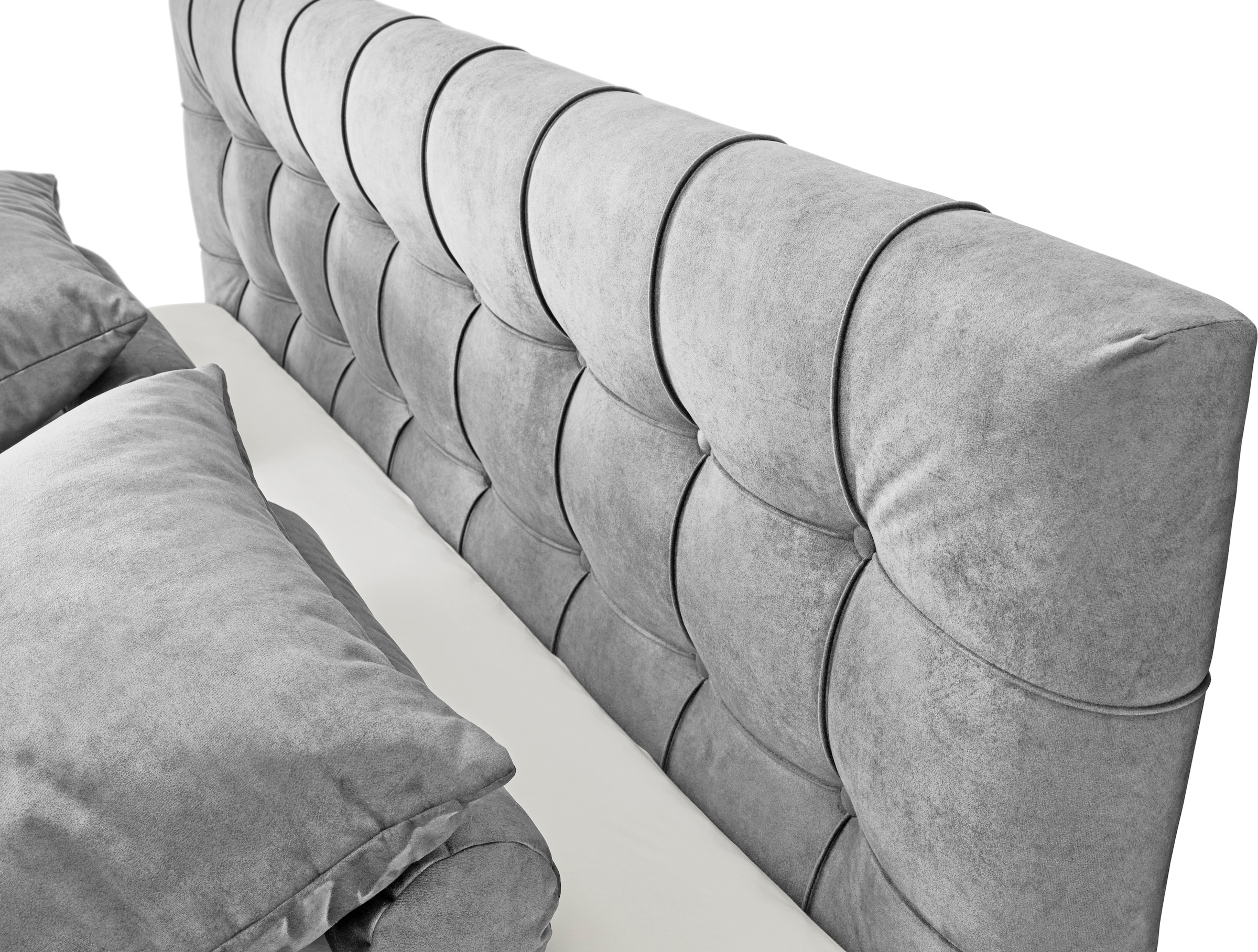 ED EXCITING DESIGN Boxspringbett »Oregon« inkl. Duo-Matratze - Kokosmatte, Filzabdeckung