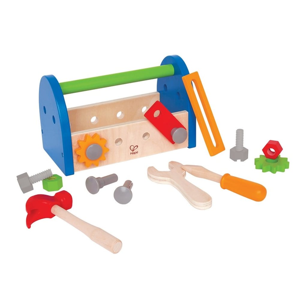 Hape Spielwerkzeugkoffer, (17 tlg.)