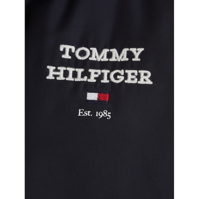 Tommy Hilfiger Bomberjacke »TH LOGO BOMBER JACKET«, mit Kapuze, mit  Logostickerei auf der Brust kaufen bei OTTO