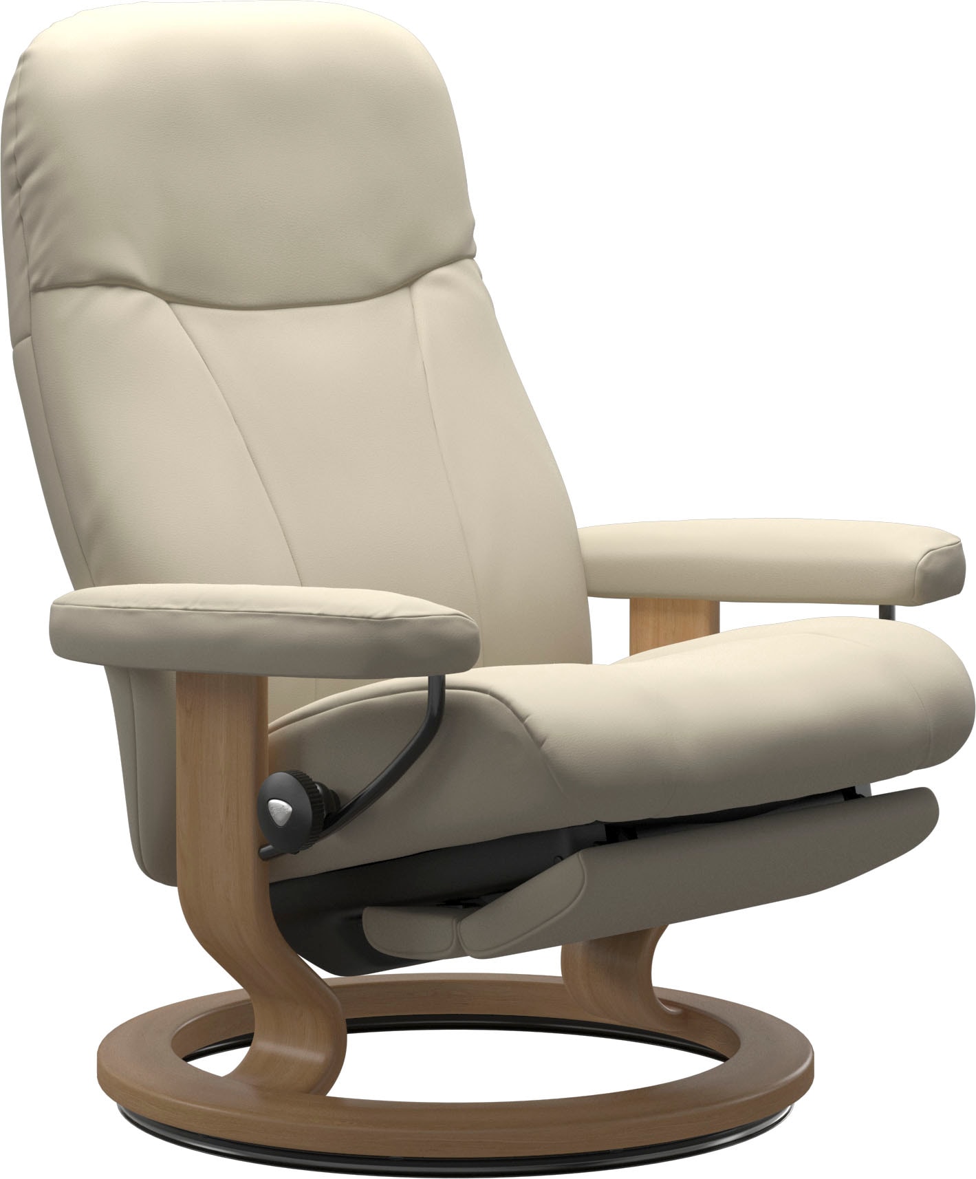 Stressless® Relaxsessel »Garda«, verstellbar, optional 2-motorisch, Größe M & L, Gestell Eiche