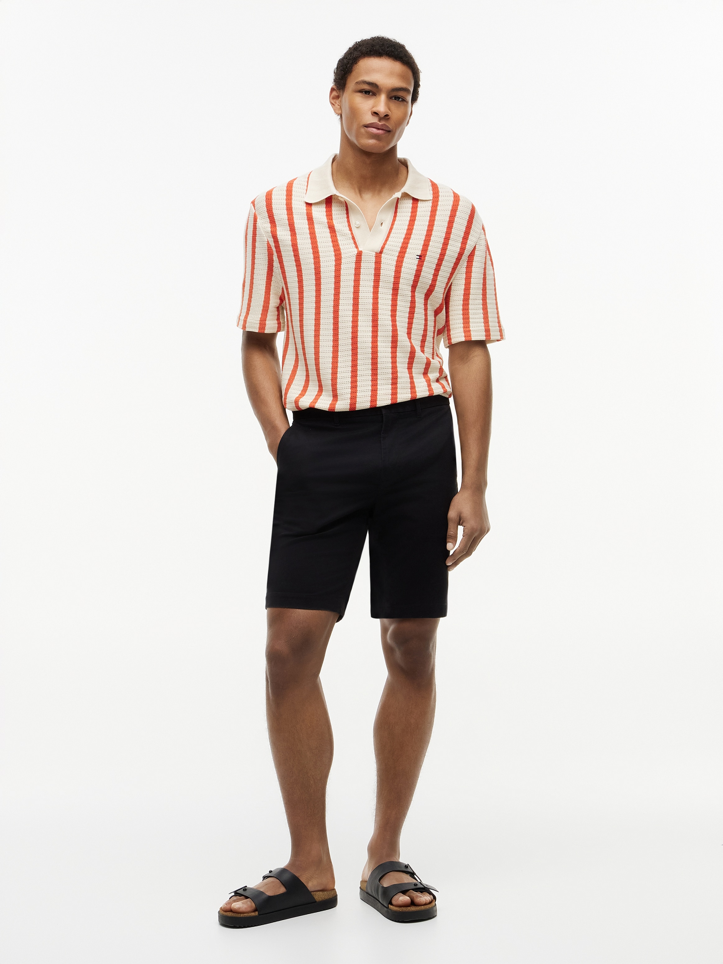 Tommy Hilfiger Poloshirt »OPEN KNIT RELAXED FIT POLO« aus Lochstrick, relaxed