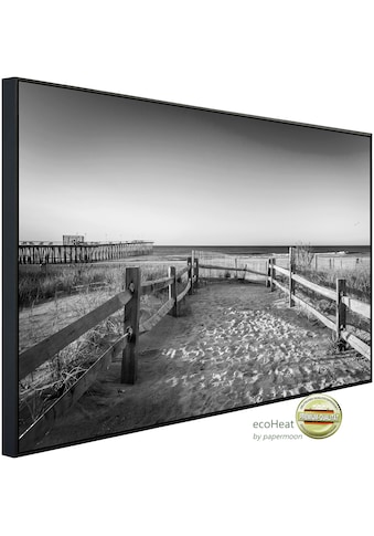 Papermoon Infrarotheizung »Strand Schwarz & Weiß«, sehr angenehme Strahlungswärme kaufen