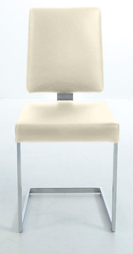 K+W Komfort & Wohnen Freischwinger () stabiles Hochkantgestell, in Leder oder Microfaser