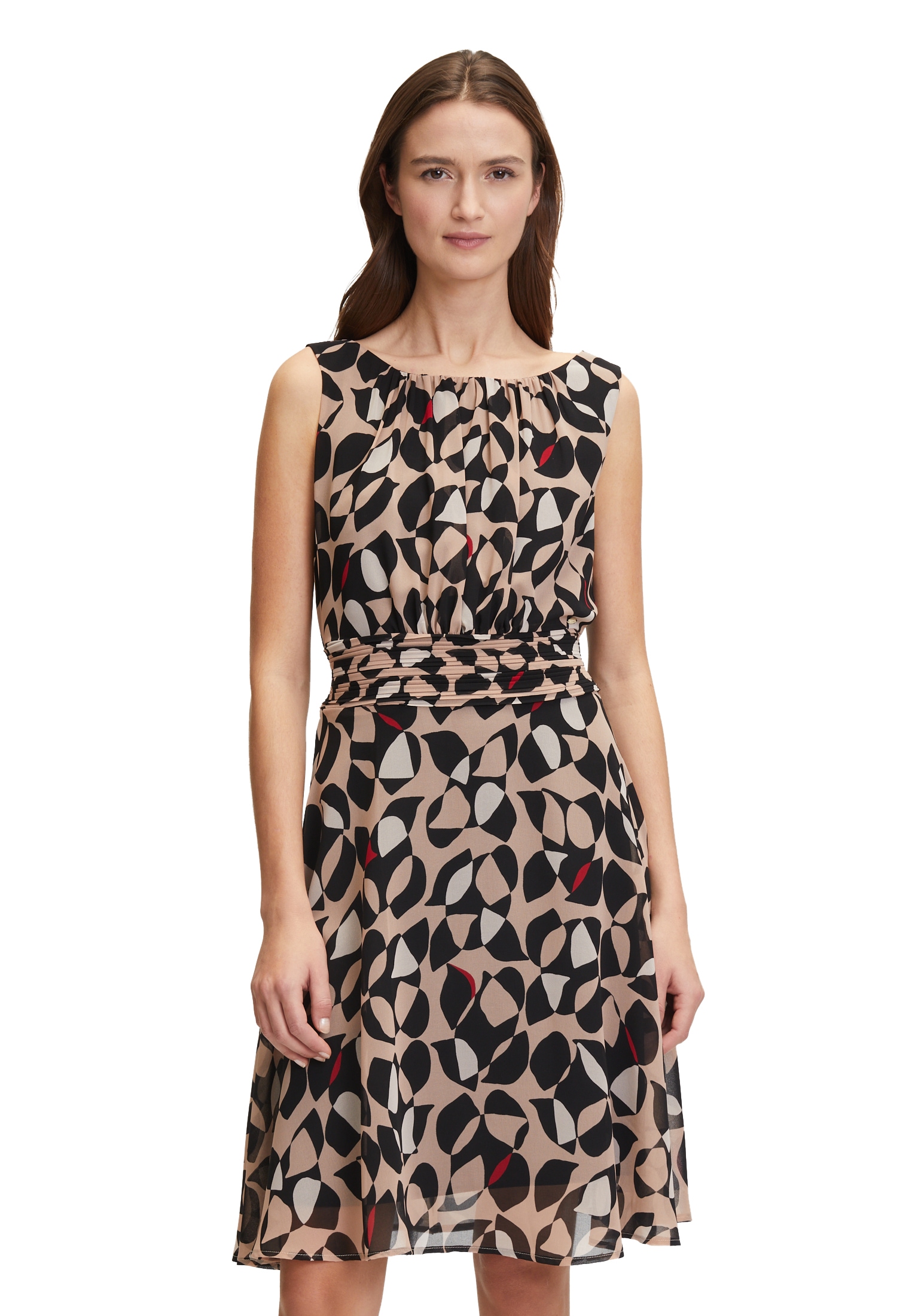 Betty&Co Chiffonkleid »Chiffonkleid ohne Arm«