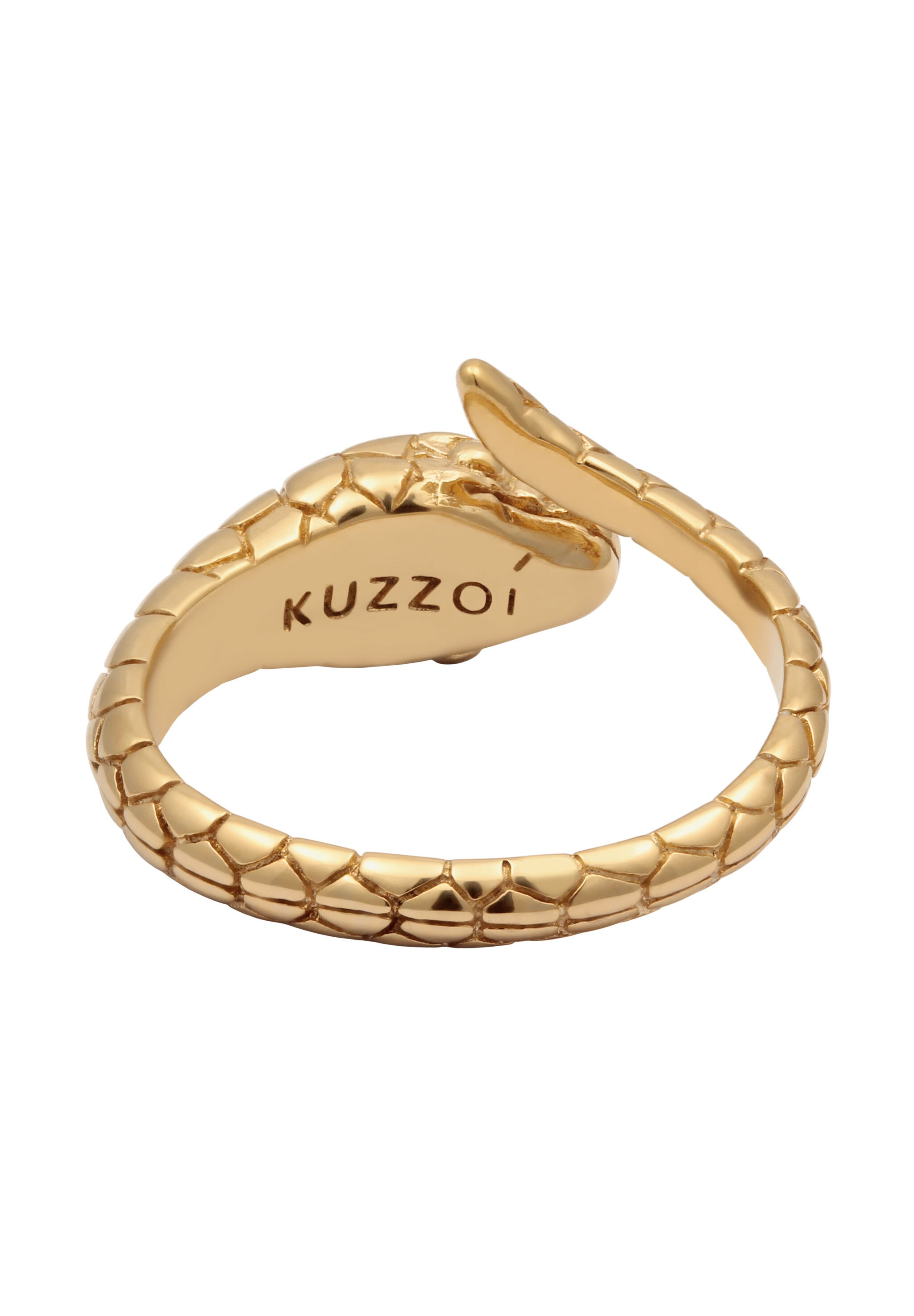 Kuzzoi Silberring »Ring Herren Schlange Kraft 925 Silber«