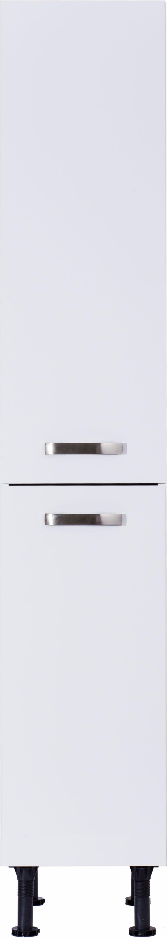 KOCHSTATION Apothekerschrank »KS-Cara« mit 2 Vollauszügen und 4 Ablagen, höhenverstellbare Füße, Breite 30 cm