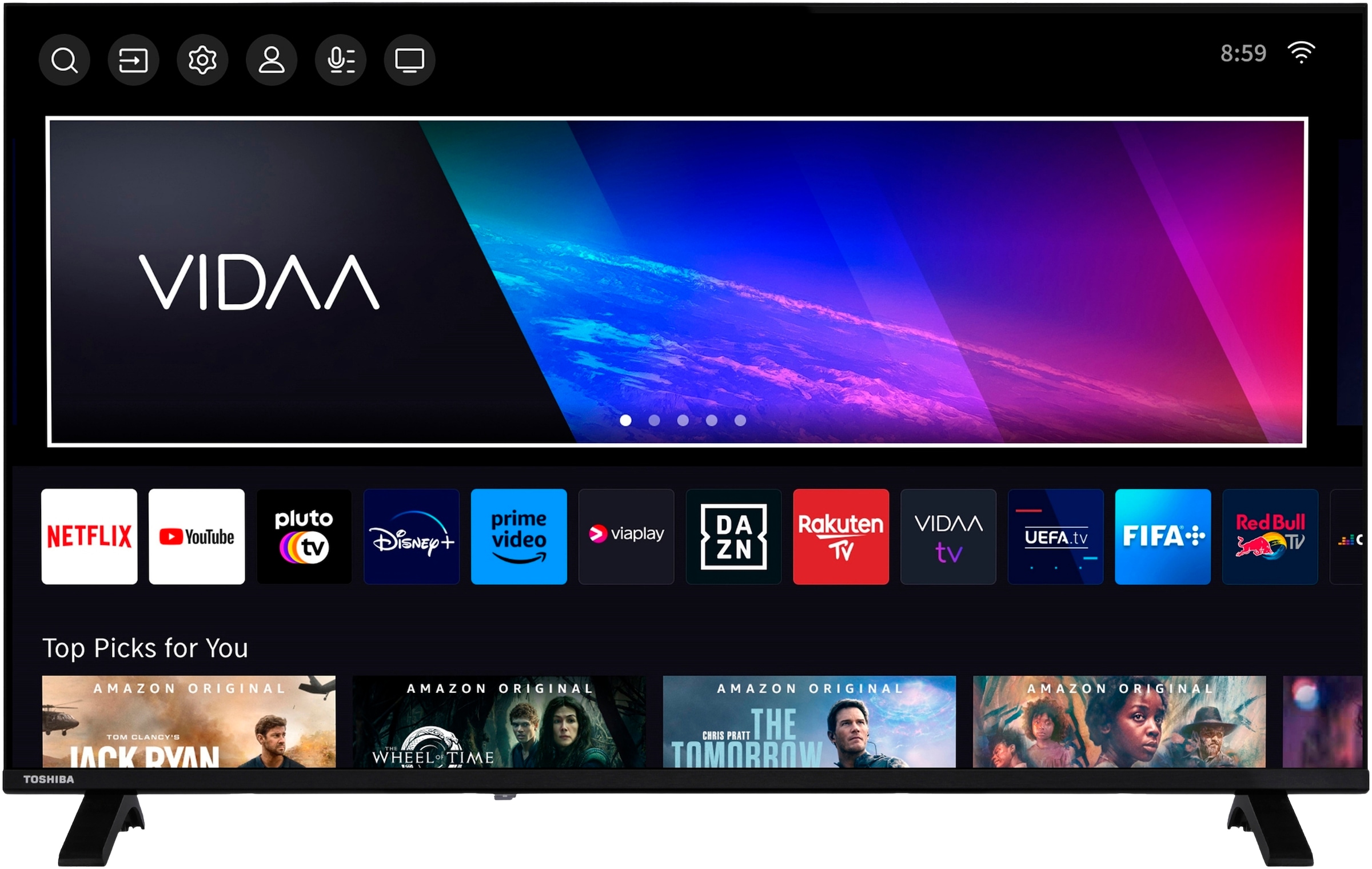 Toshiba LED-Fernseher »43QV1563DDW« 108 cm/43 ″ Smart-TV