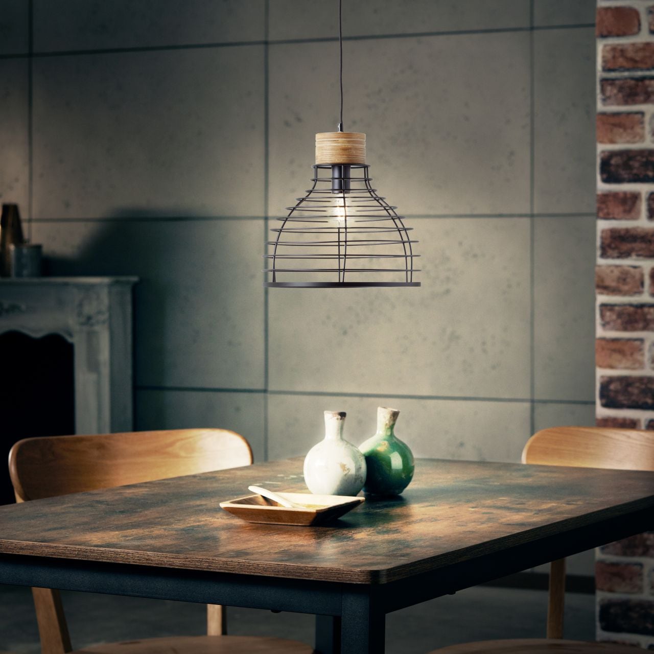 Brilliant Pendelleuchte »Avia« E27 1 Stk. höhenverstellbar - dimmbar - 135cm Höhe - E27 Fassung