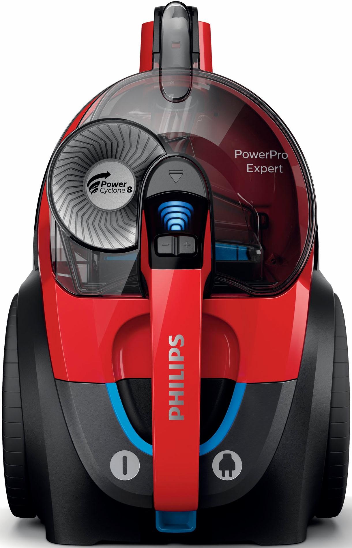 Philips Bodenstaubsauger »FC9729/09 PowerPro Expert«, 900 W, beutellos, Allergy H13-Filter, mit 2 l Fassungsvermögen und TriActive-Düse