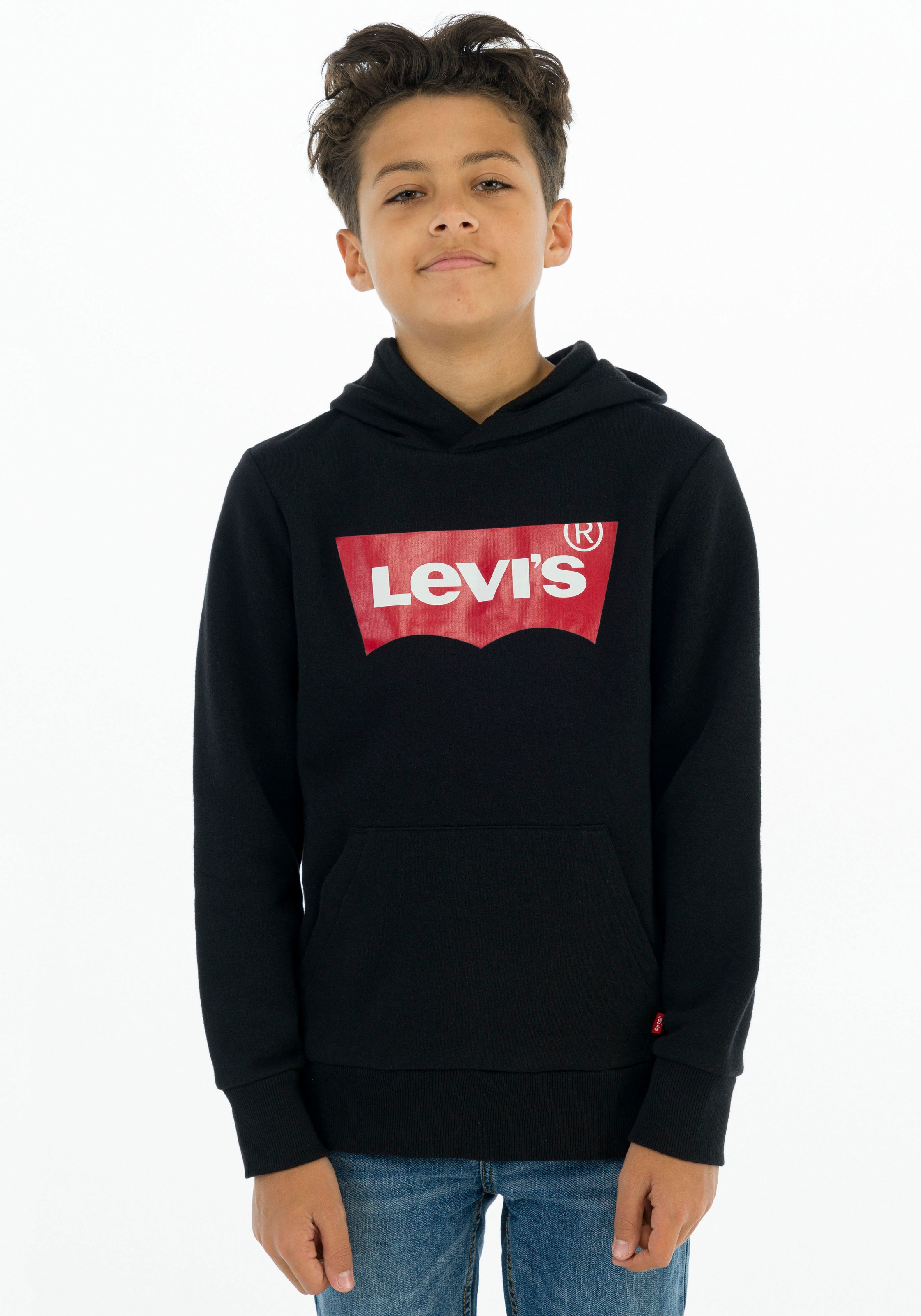 Levi's® Kids Kapuzensweatshirt »LVB BATWING SCREENPRINT HOODIE«, for BOYS