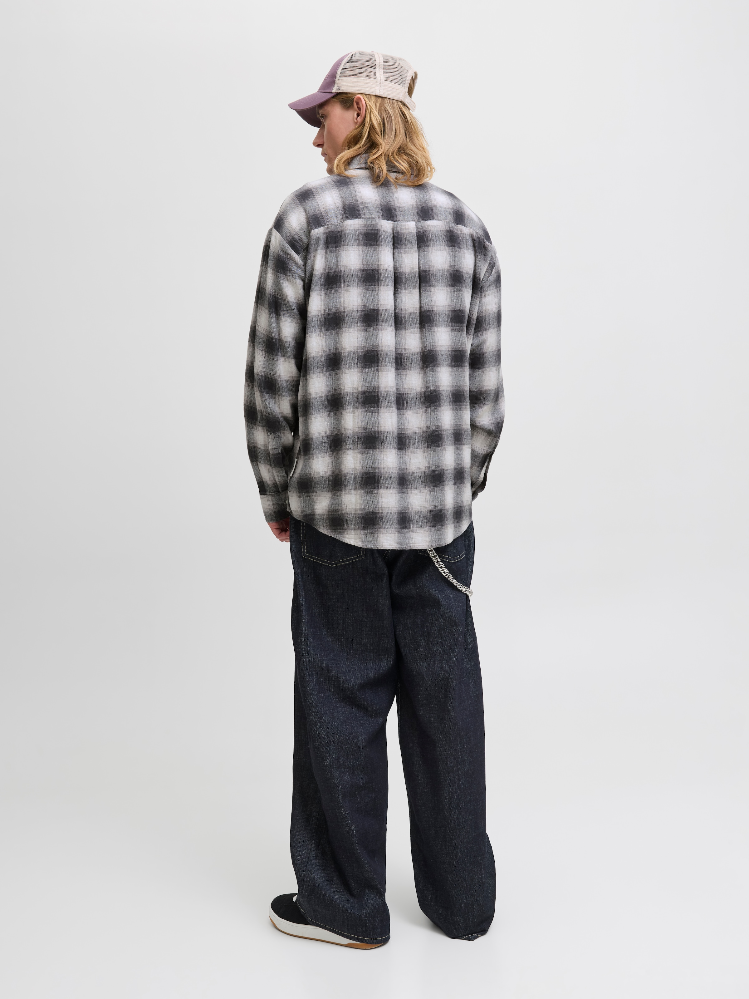 Jack & Jones Langarmhemd »JCOCOVER CHECKED FLANNEL SHIRT LS«