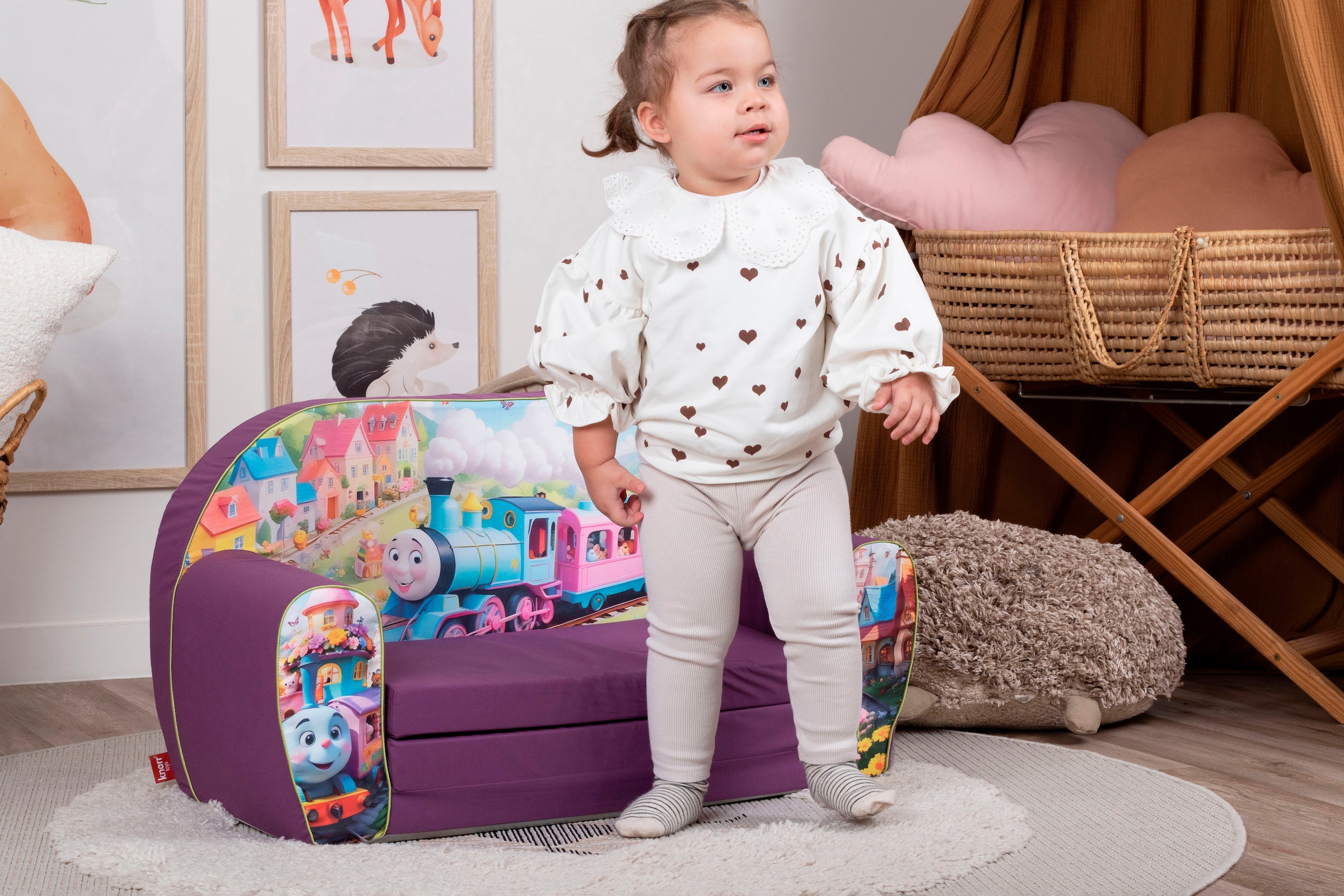 Knorrtoys® Sofa »Happy train« für Kinder; Made in Europe