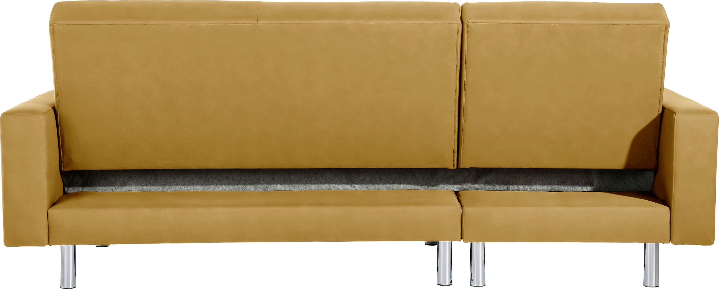 Max Winzer® Schlafsofa »Just Fresh modernes kubisches Sofa, Rückenverstellung für Sitzkomfort«, Recamiere links oder rechts montierbar, elegante Metallfüße