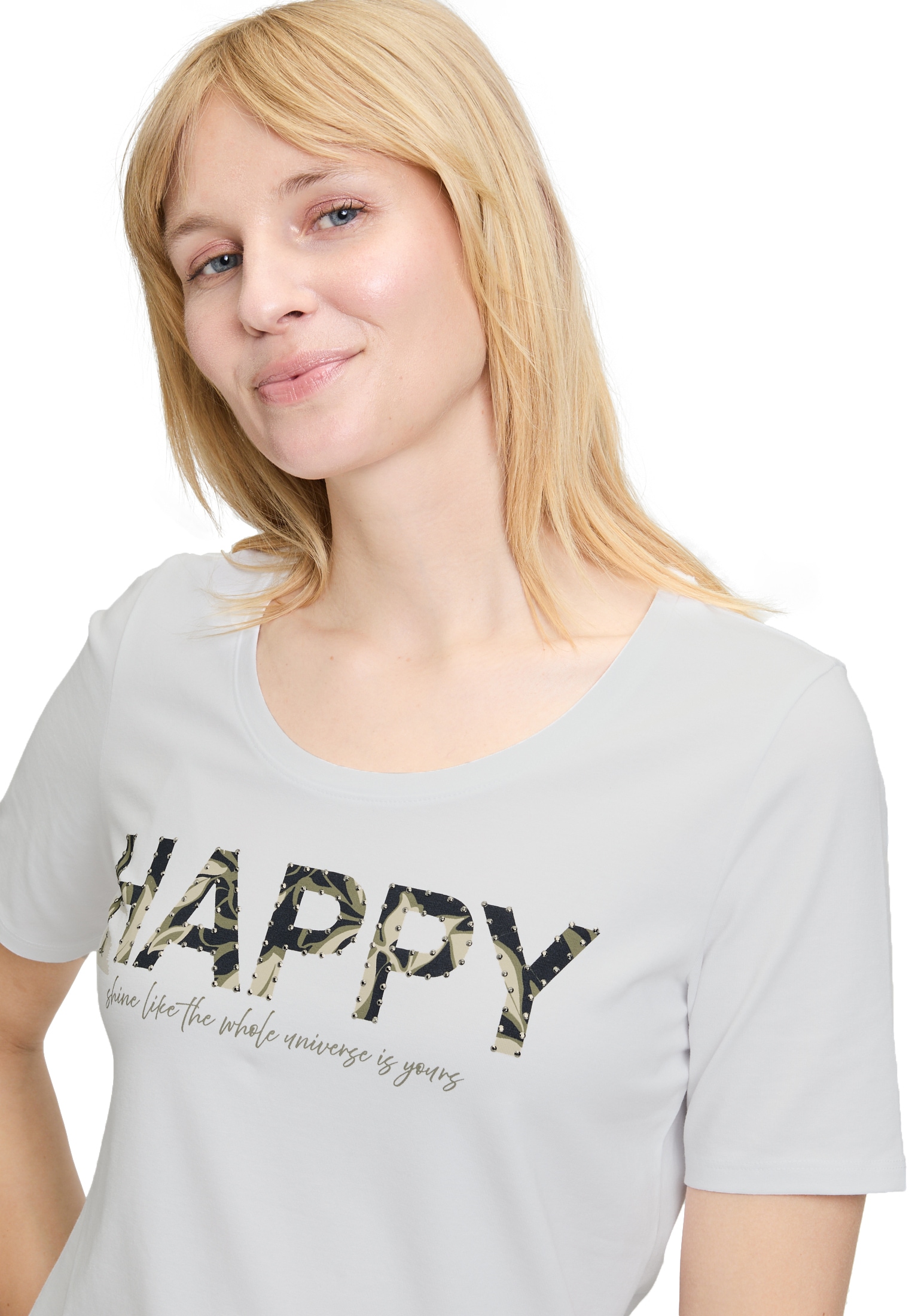 Betty Barclay Langarmshirt »Basic Shirt mit Placement«