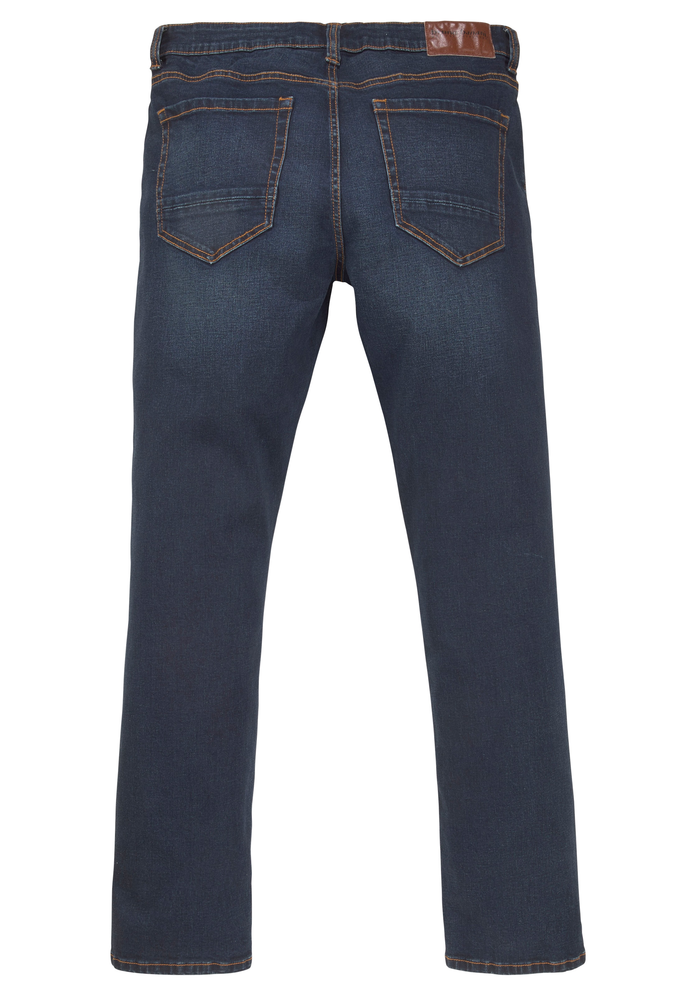 Bruno Banani Straight-Jeans »Hutch«, gerade Beinform, teilweise mit modischen Destroyed-Effekten