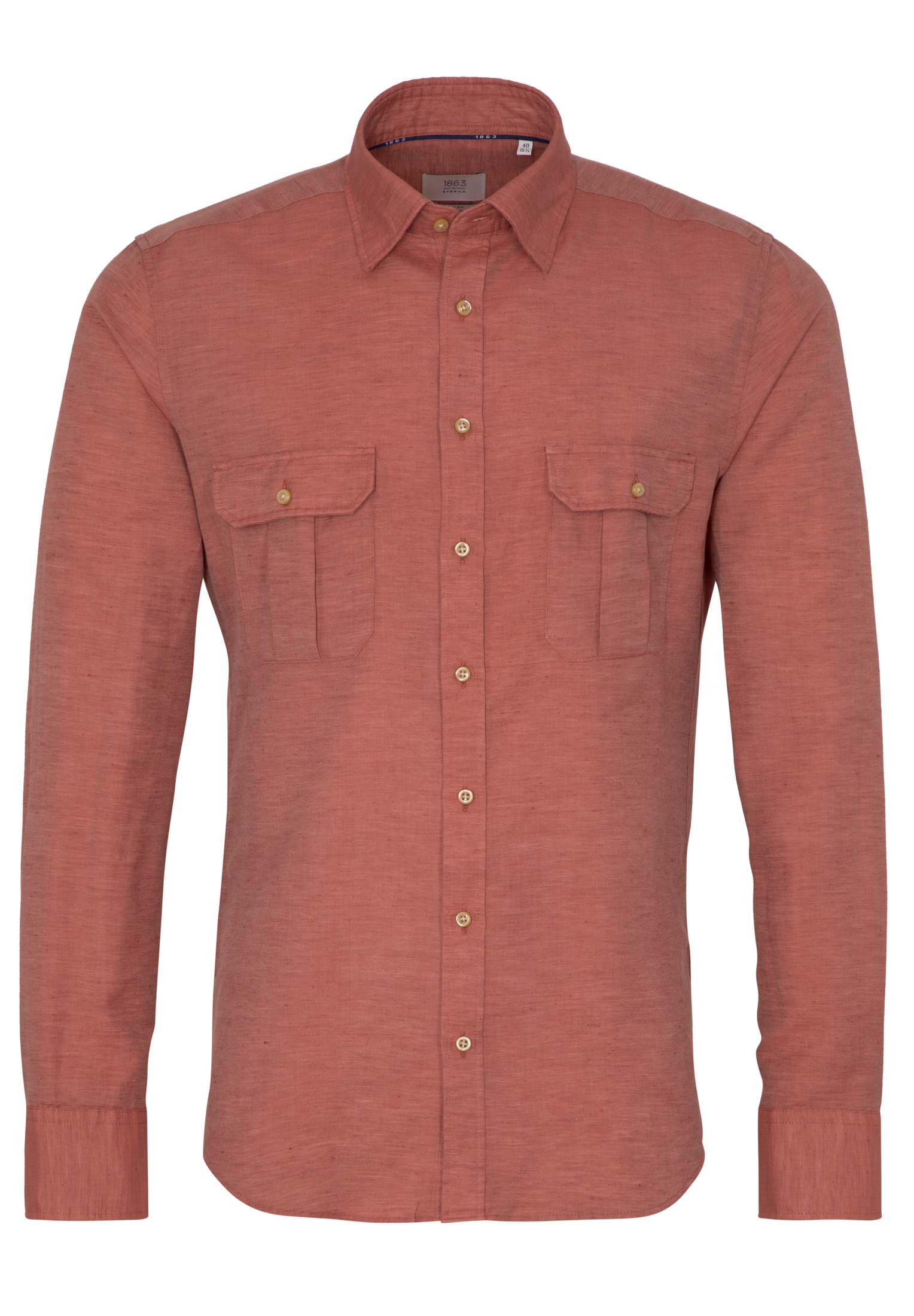 Eterna Langarmhemd »SLIM FIT« EASY IRON (bügelleicht)