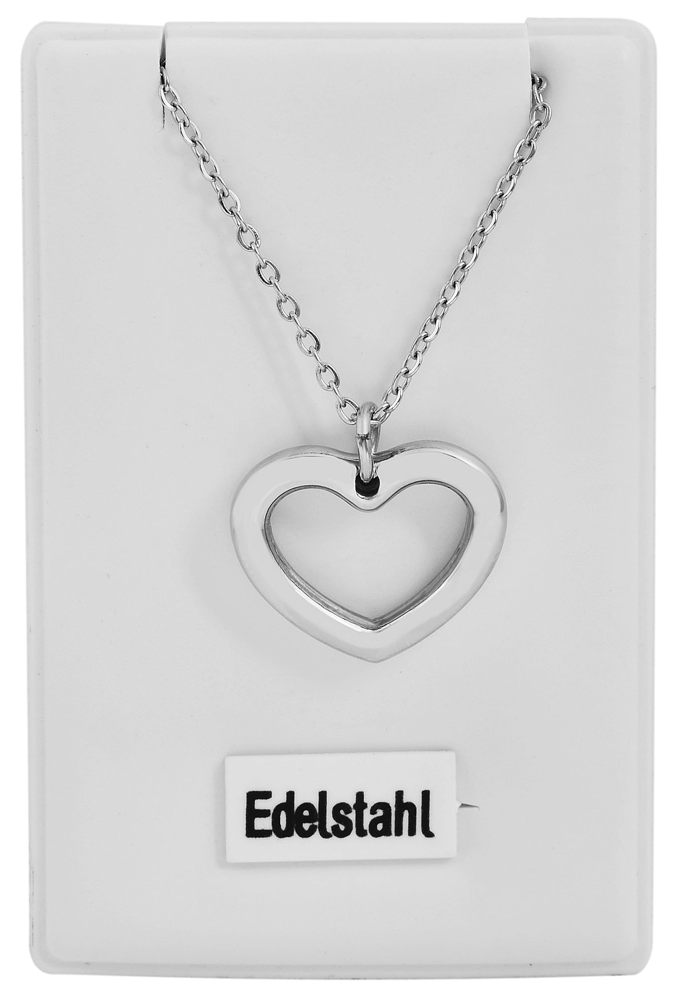 Adelia´s Kette ohne Anhänger »Damen Halskette mit Anhänger ¿ Herz aus Edelstahl«