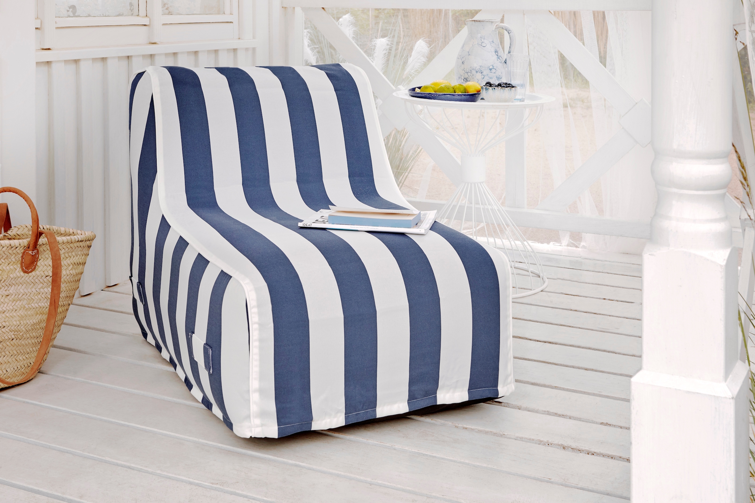 Jahnke Loungesessel »AIR LOUNGE« 1 Stk. tlg. aufblasbar, Indoor & Outdoor, 60 cm Sitztiefe