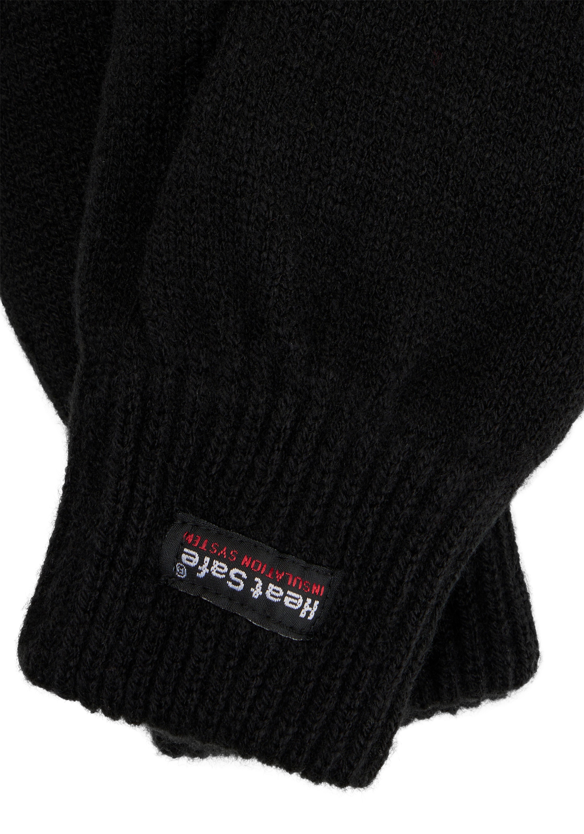 Man's World Strickhandschuhe »ThermoBlock®-Membran« mit wärmenden Fleece gefüttert