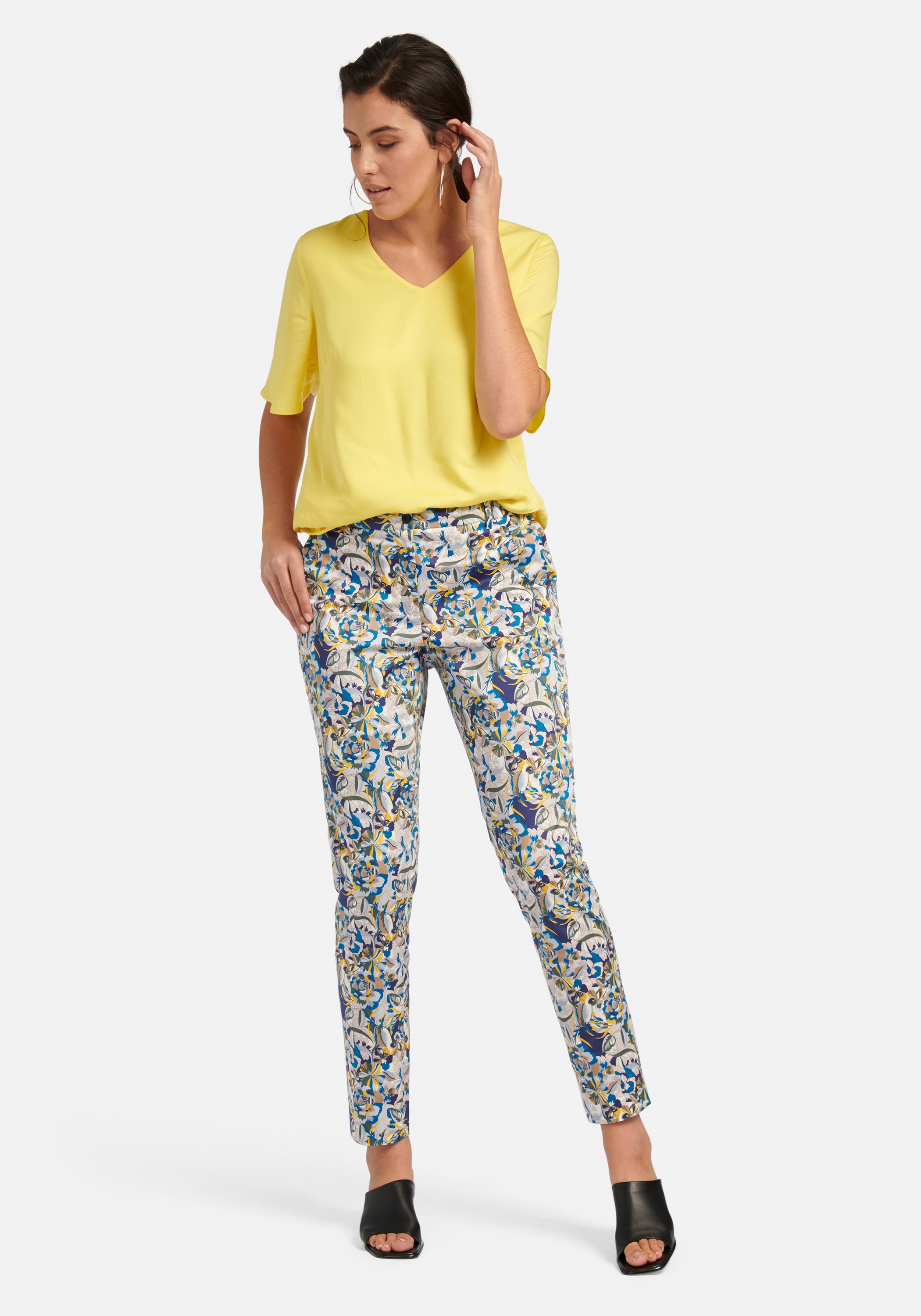 Emilia Lay Stoffhose »Hose«, mit Allover-Muster