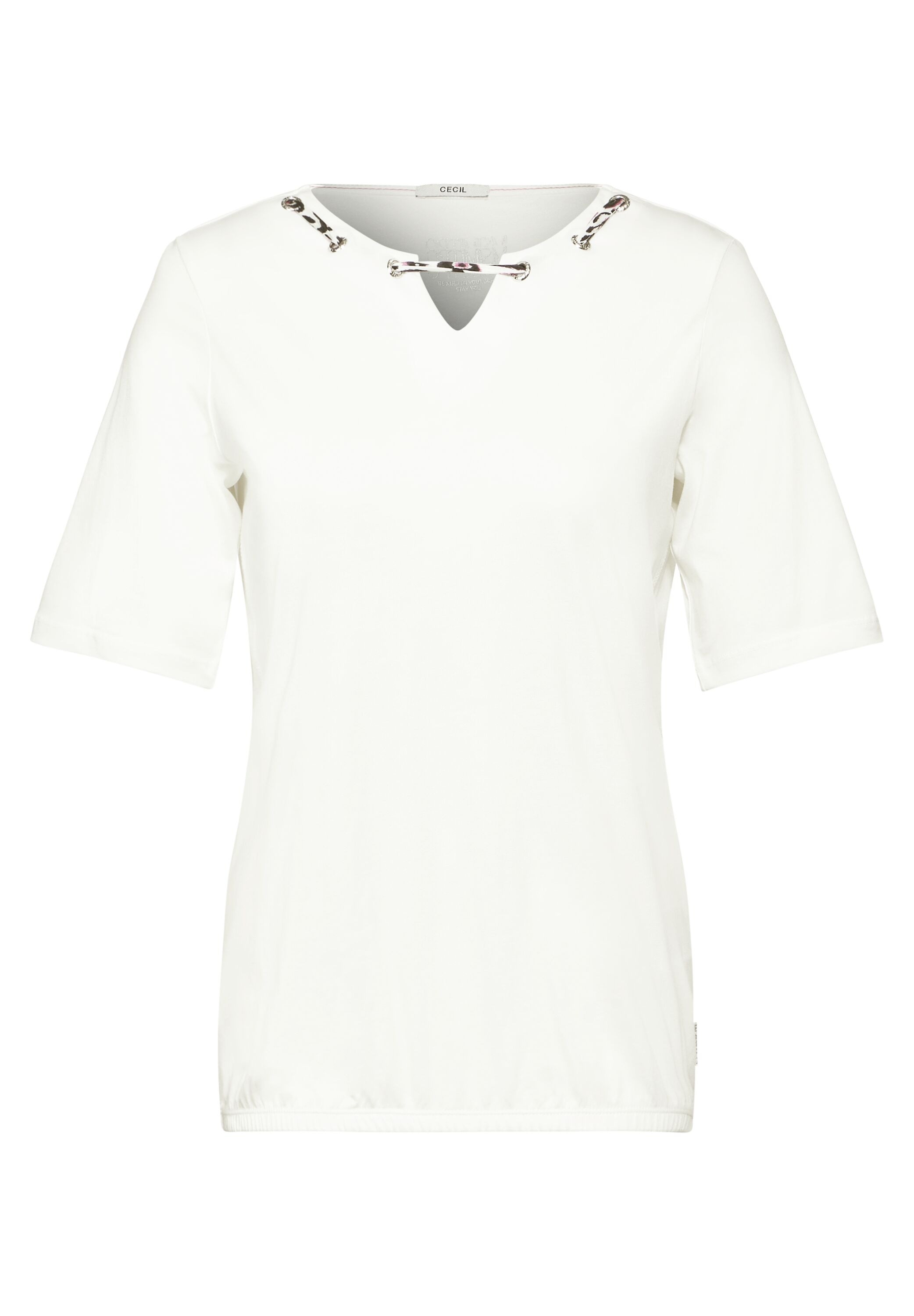 Cecil T-Shirt, mit buntem Stringdetail