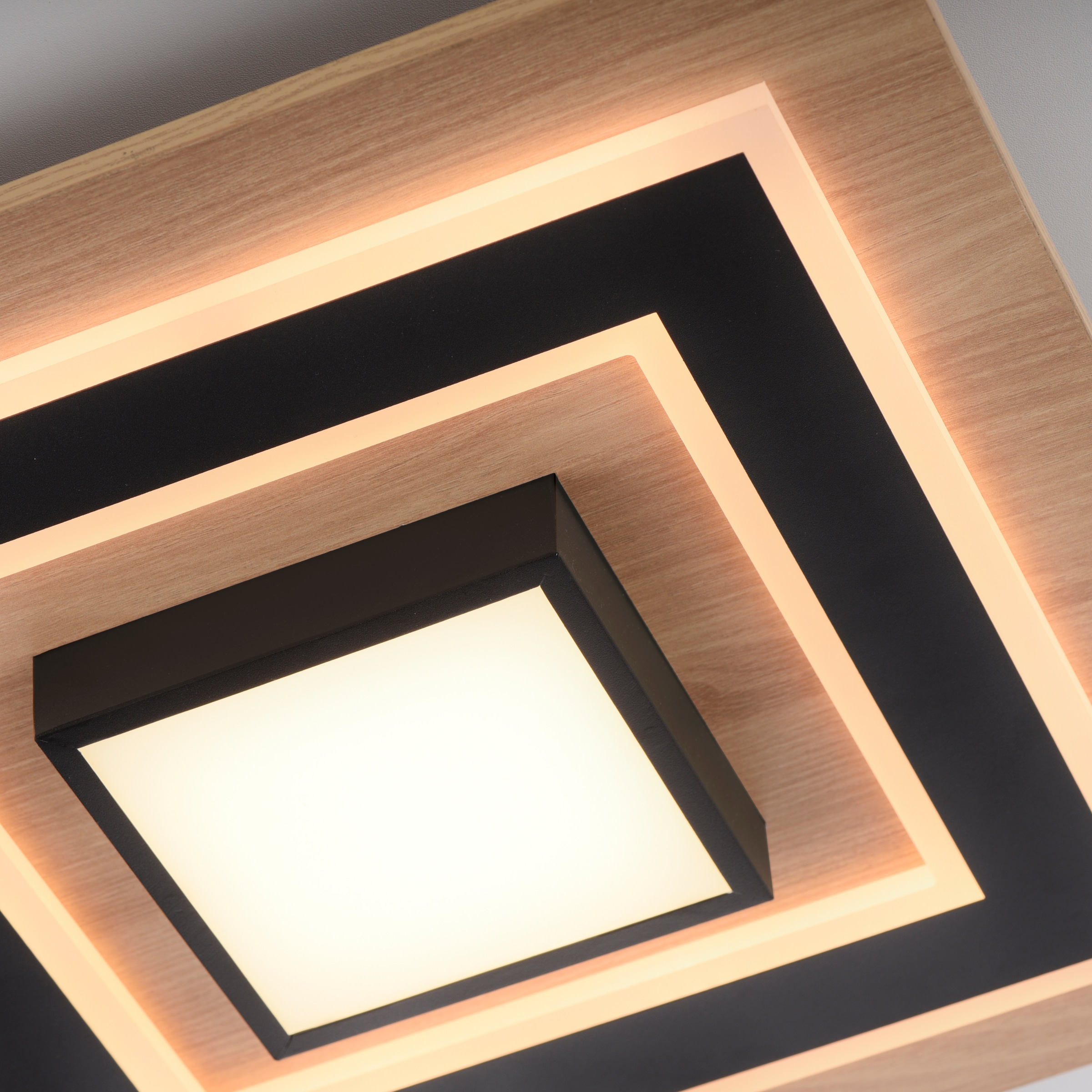 JUST LIGHT Deckenleuchte »TOLA«, 2 flammig, Leuchtmittel LED-Board | LED fest integriert, LED, separat steuerbar (Schalter)