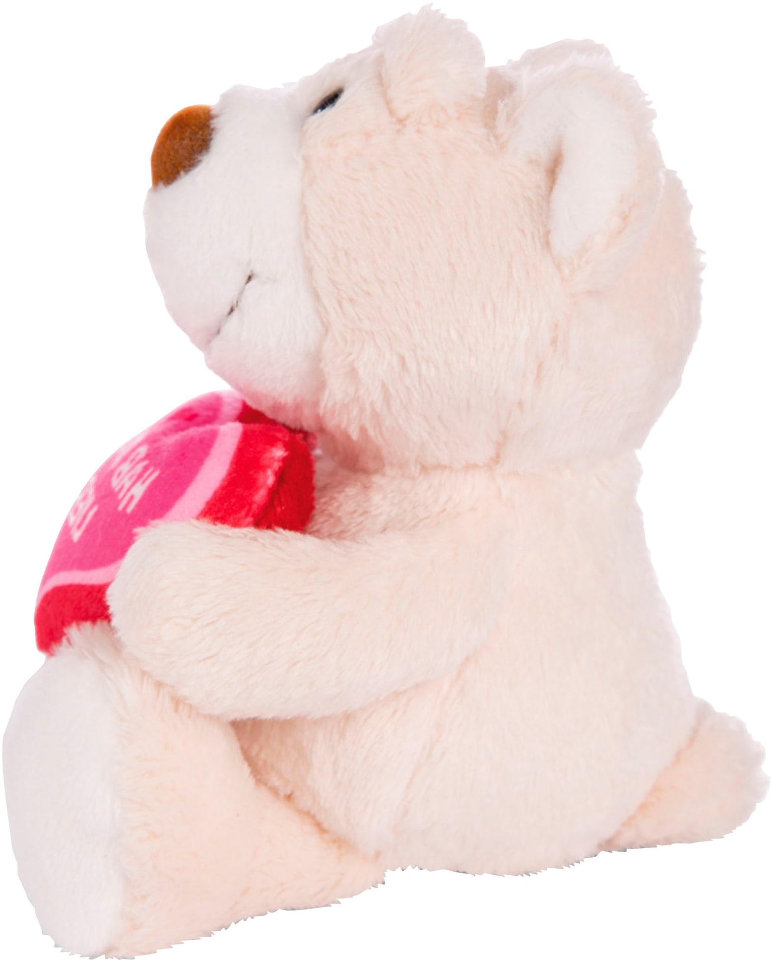 Nici Kuscheltier »Bär HAB DICH LIEB creme, 15 cm«, schlenkernd, enthält recyceltes Material (Global Recycled Standard)