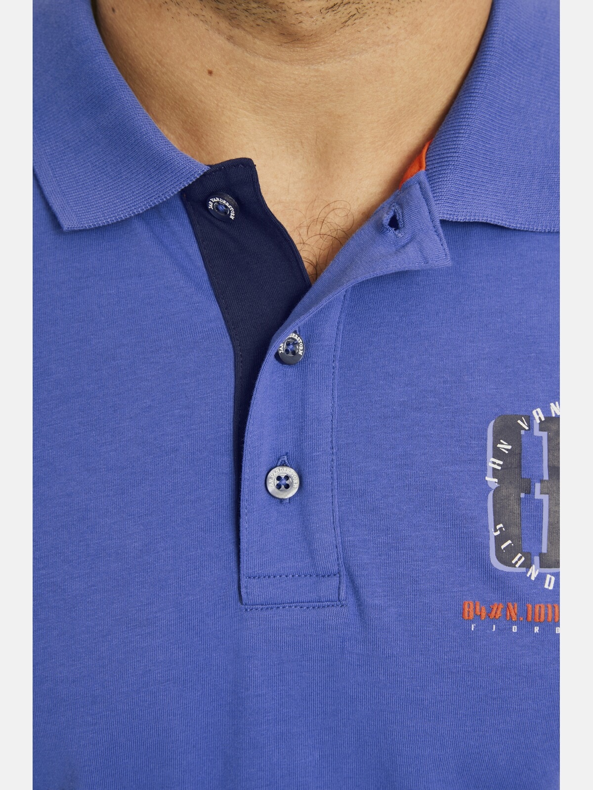 Jan Vanderstorm Poloshirt »Poloshirt TOPI«, (1 tlg.), mit sportlichem Print