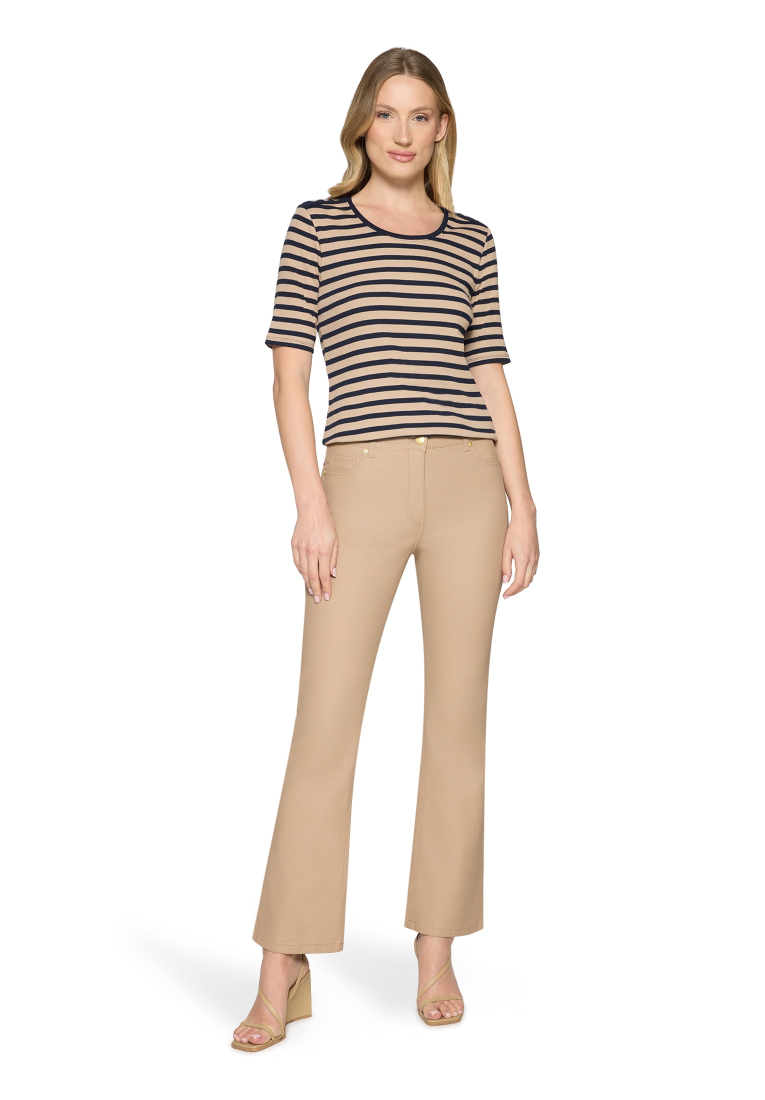 Betty Barclay Rundhalsshirt »Basic Shirt mit Rippenstruktur«