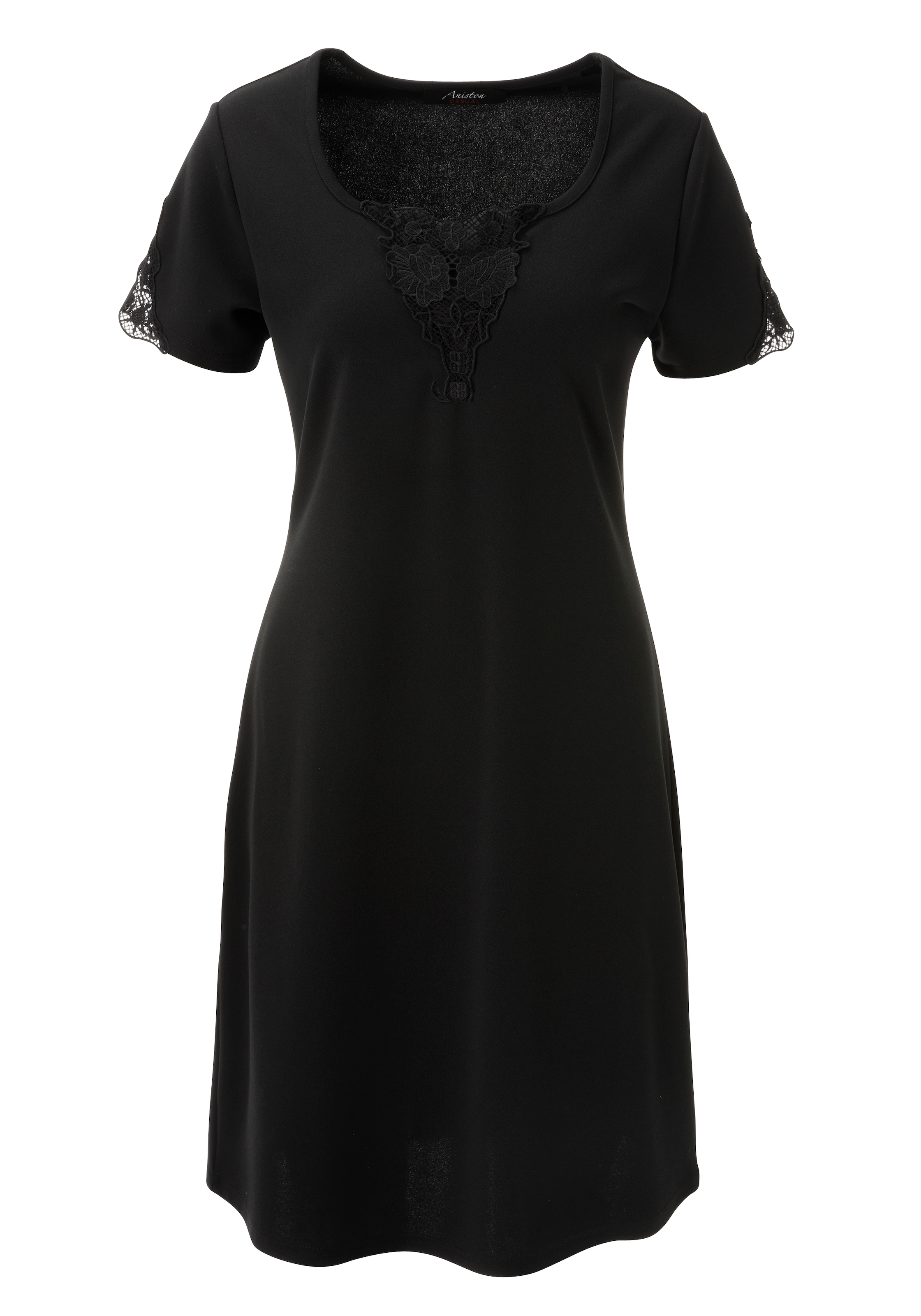 Aniston CASUAL Minikleid mit raffinierten Spitzeneinsätzen - NEUE KOLLEKTION