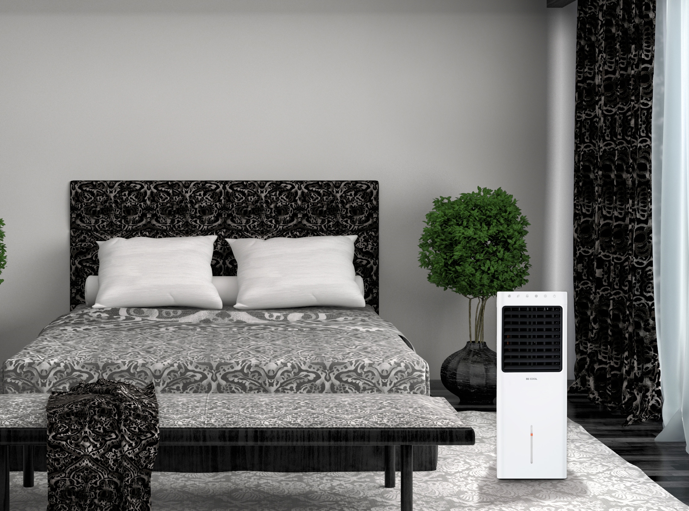 be cool Standventilator »Luftkühler 9,3 Liter mit Insektenvertreiber BC9.3AC2201IKF«