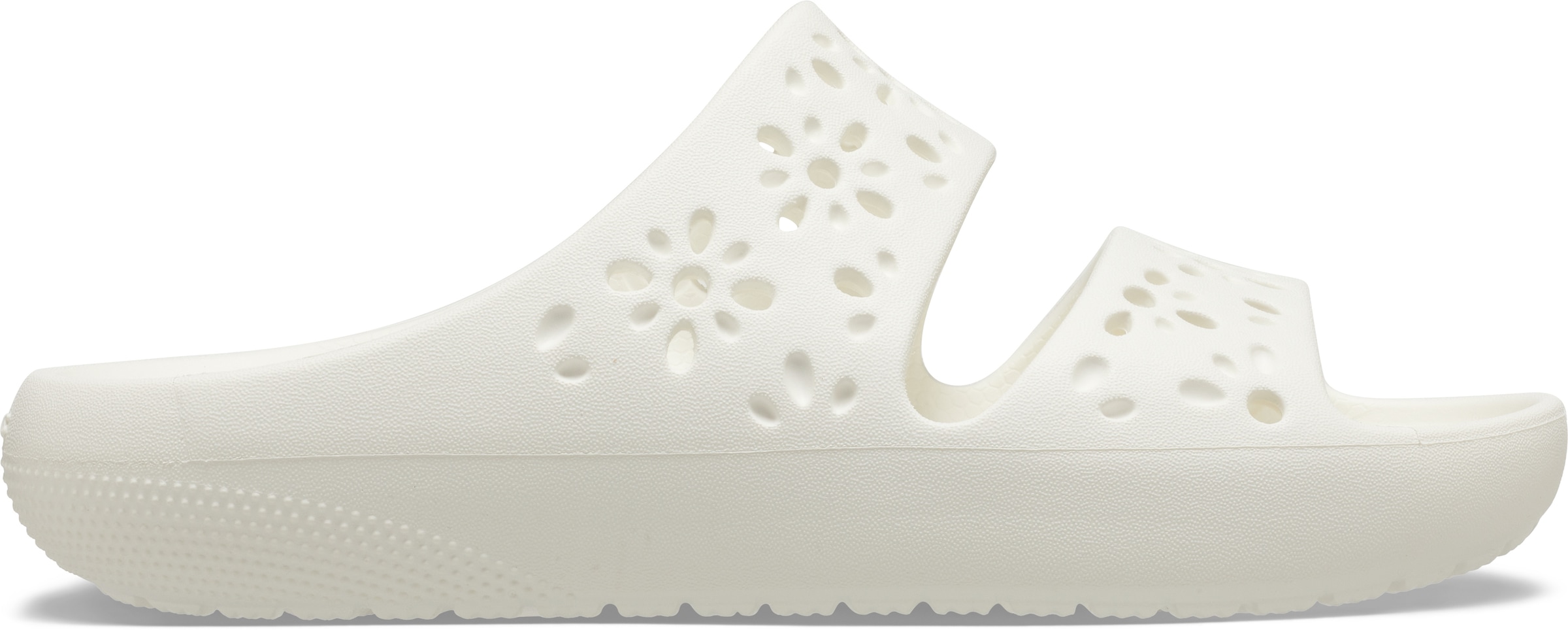 Crocs Badepantolette »Classic Floral Cut Out Sandal«, Sandale, Sommerschuh, Pool Slides mit genoppter Innensohle
