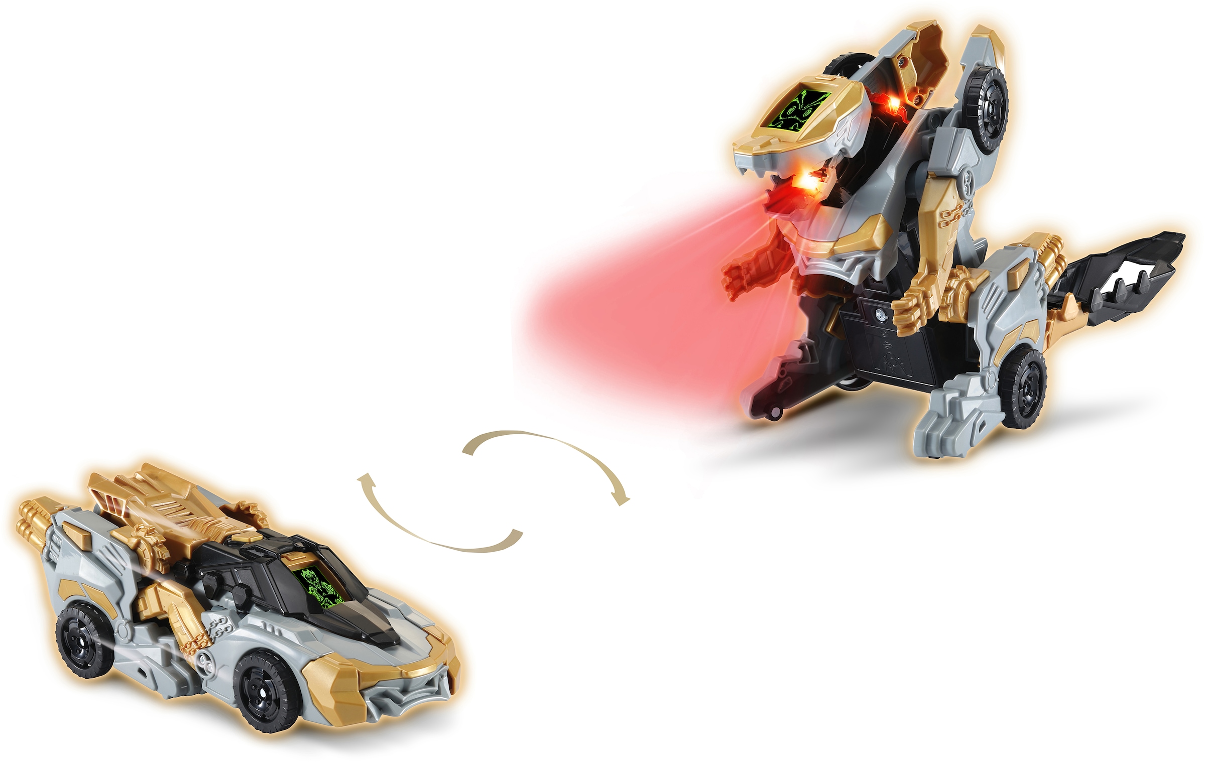 Vtech® Actionfigur »Switch & Go, OneClick-Mega-Drache«, mit Licht- und Soundeffekten