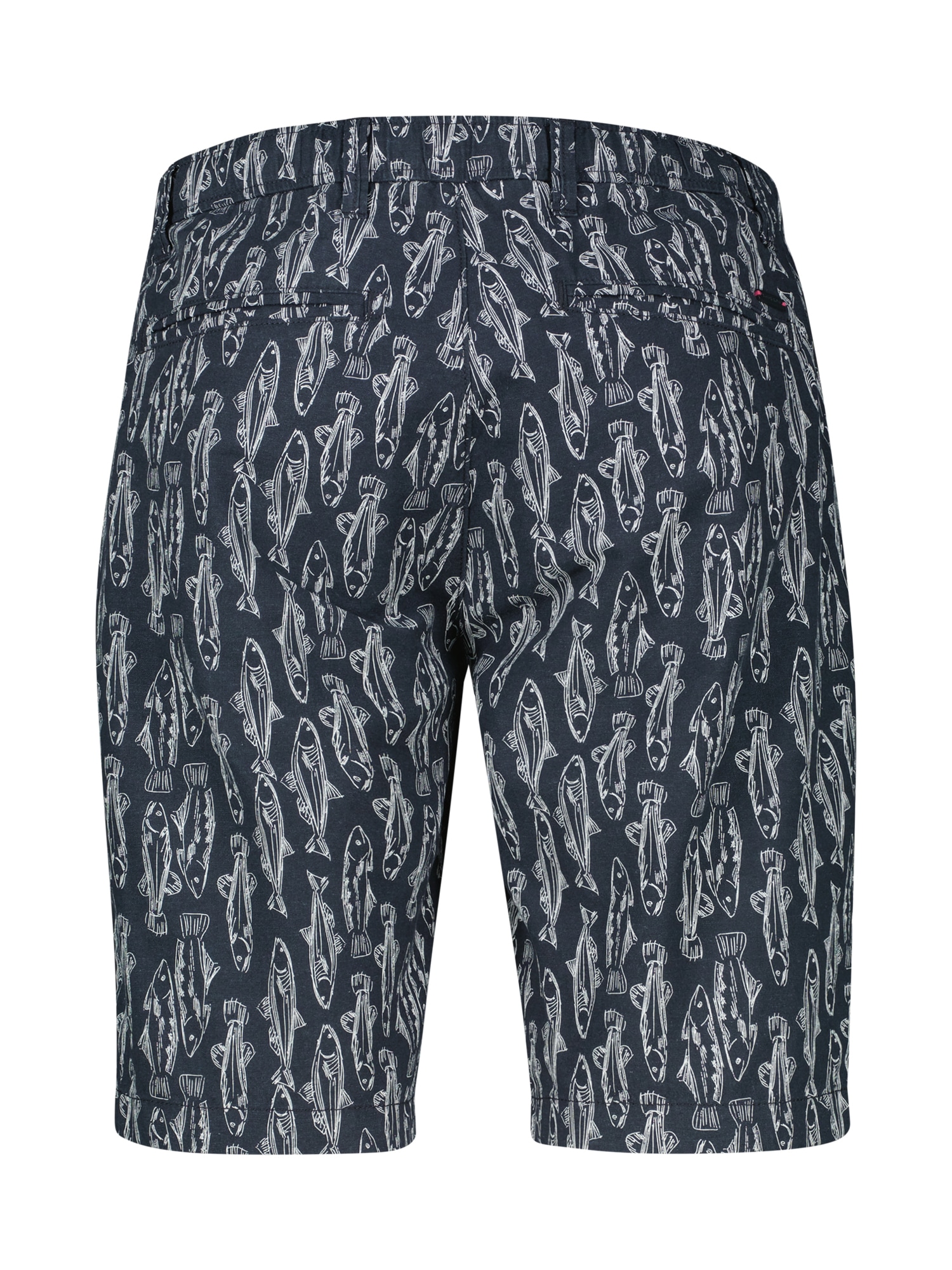 LERROS Chinoshorts »Leichte Chino-Bermuda mit marinem Print«