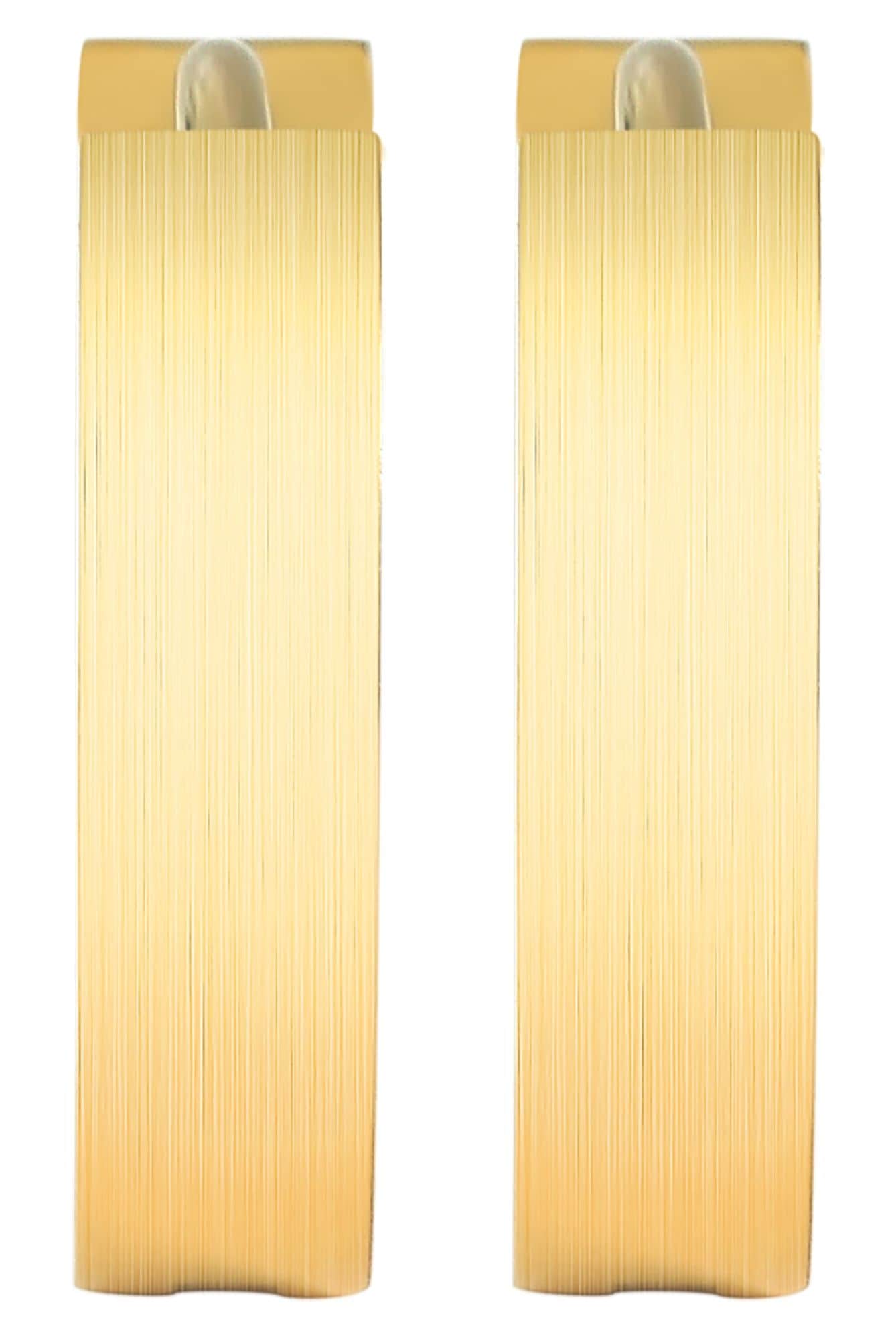 Adelia´s Paar Creolen »Unisex Ohrringe ¿ Klappcreole aus Edelstahl«