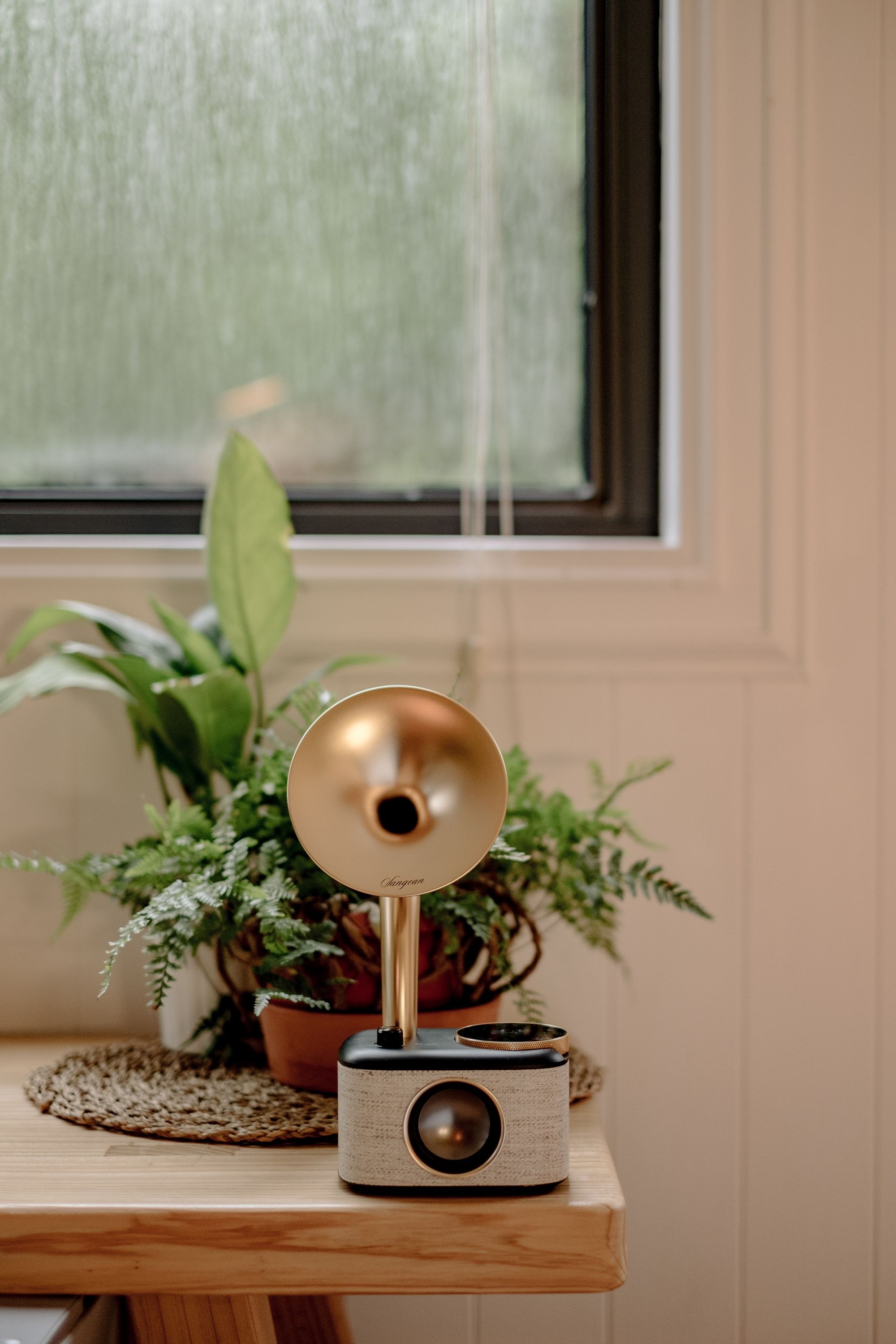 Sangean Retro-Radio »CP-100D« (Bluetooth Digitalradio (DAB+) | FM-Tuner ) Digital Retro Design Gramophone